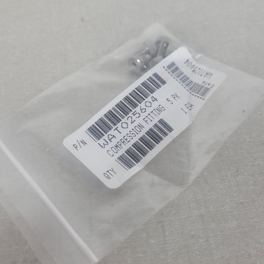 Waters WAT025604 1/16in Stainless Steel Compression Screws Ferrules HPLC 5-Pack