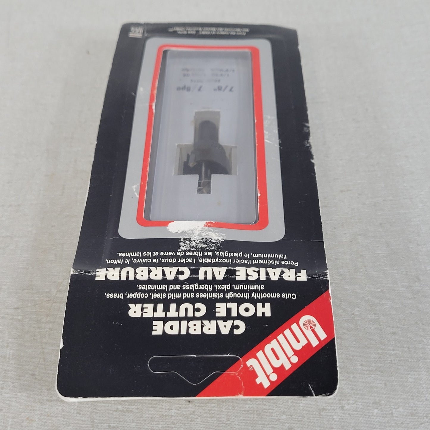 Unibit 332 Carbide Hole Cutter 7/8" 22mm PG16 3/8" Shank Stainless Metal USA