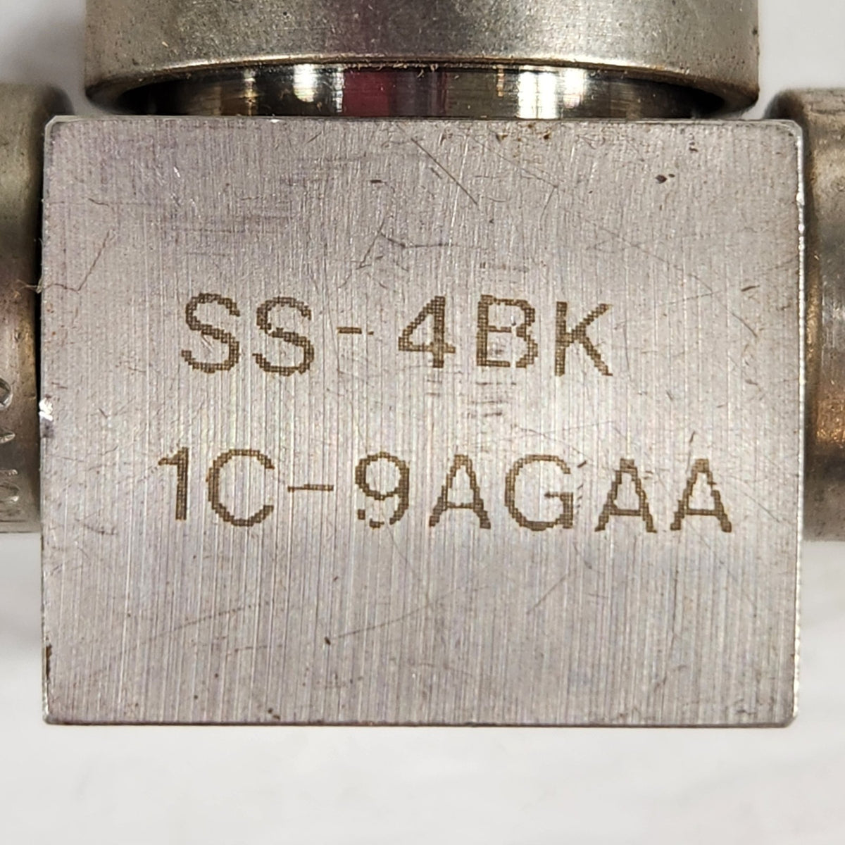 Nupro Swagelok SS-4BK-1C-9AGAA 1/4" Pneumatic Bellows Sealed Valve