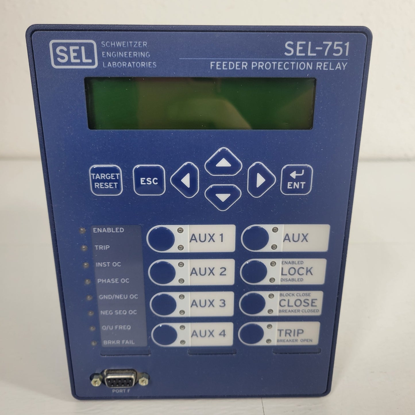 SEL-751 751001A0X0X0X810230 Feeder Protection Relay 120/240VAC w/ Manual CD