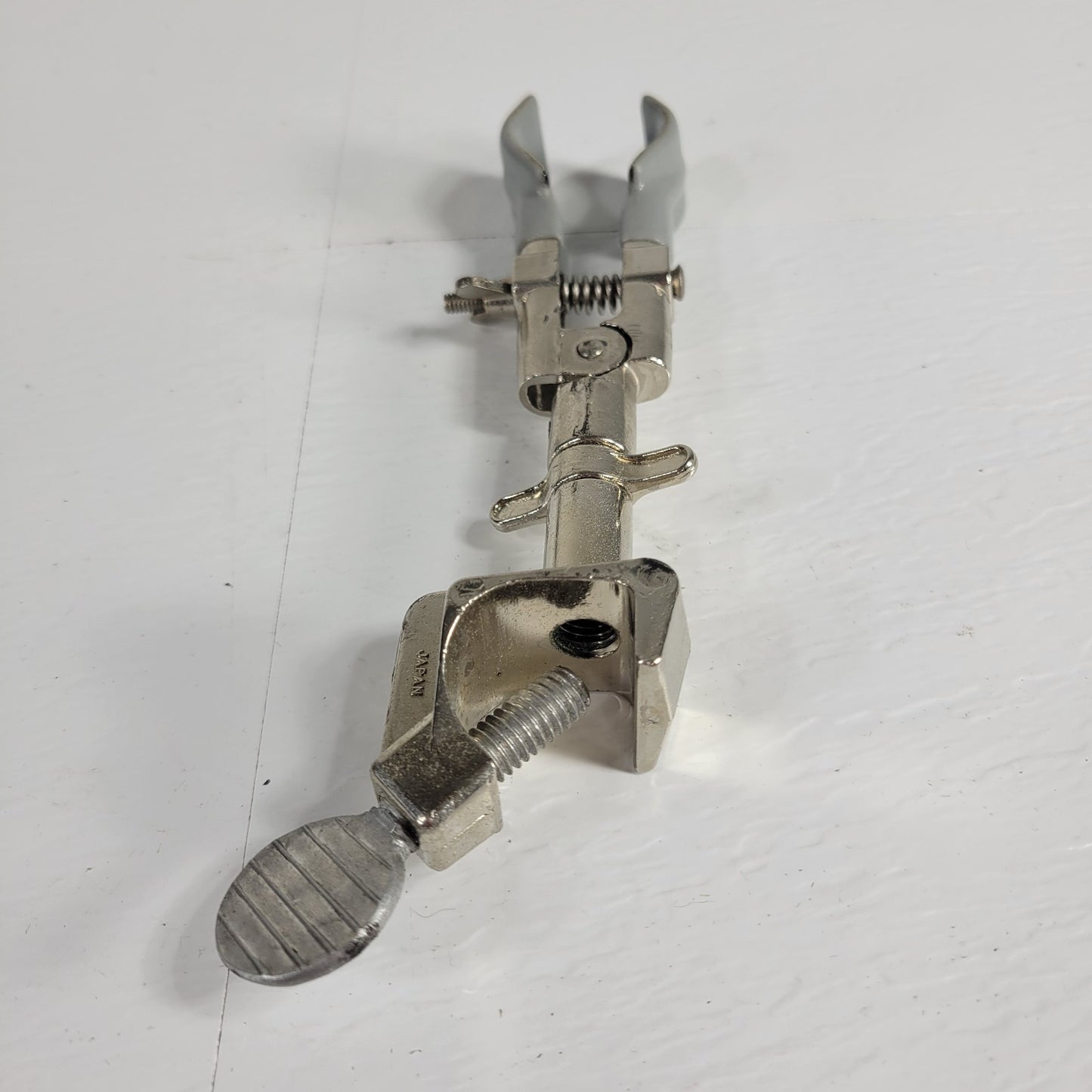 Lot of 5 2-Prong Laboratory Clamps Single Adjust Extension Lab Stand Holders