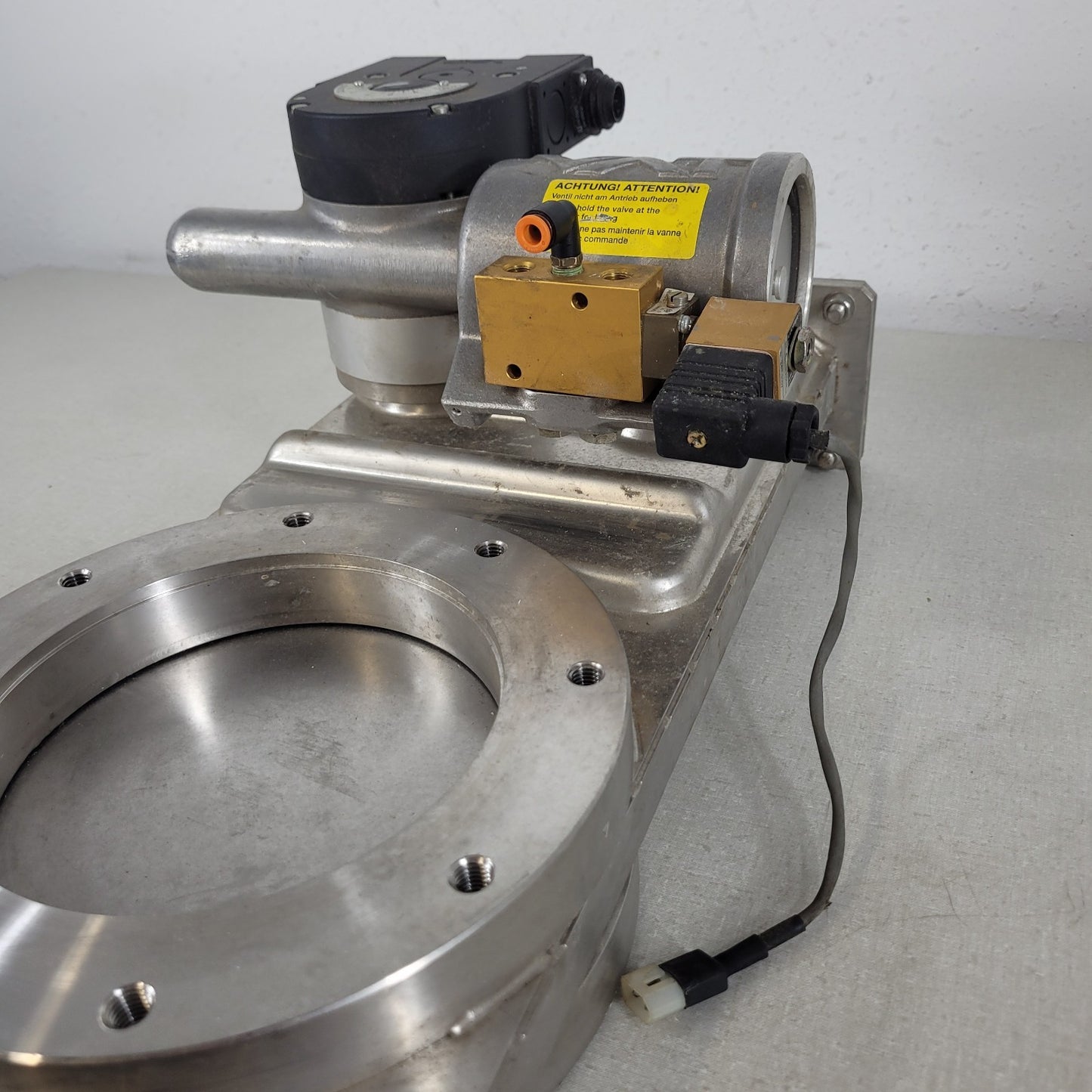 TESTED VAT F14-100180 DN160 ISO-F 6in Pneumatic SS High Vacuum Gate Valve ISO160