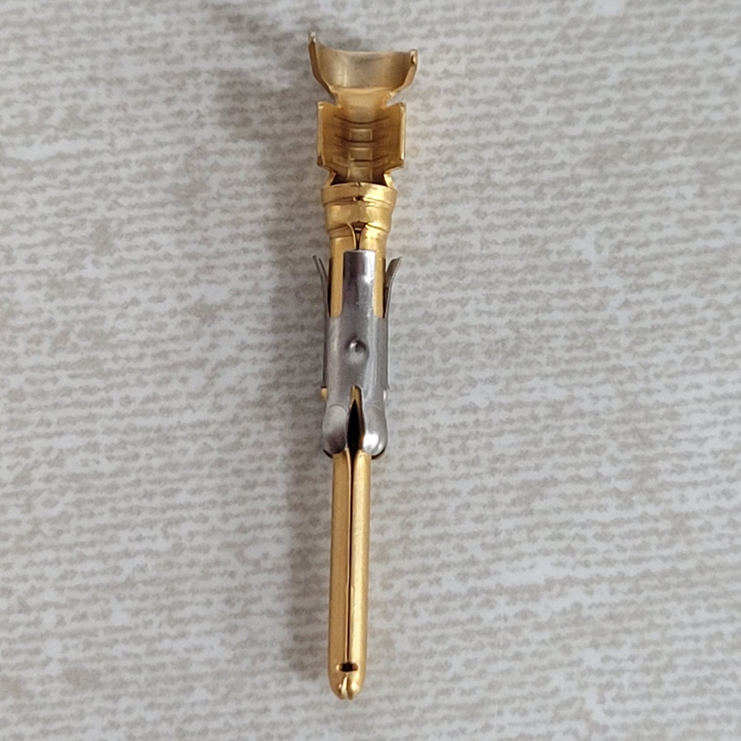Qty 25 TE Connectivity AMP 66602-2 Multimate III+ Pin Contacts 14-18AWG Gold