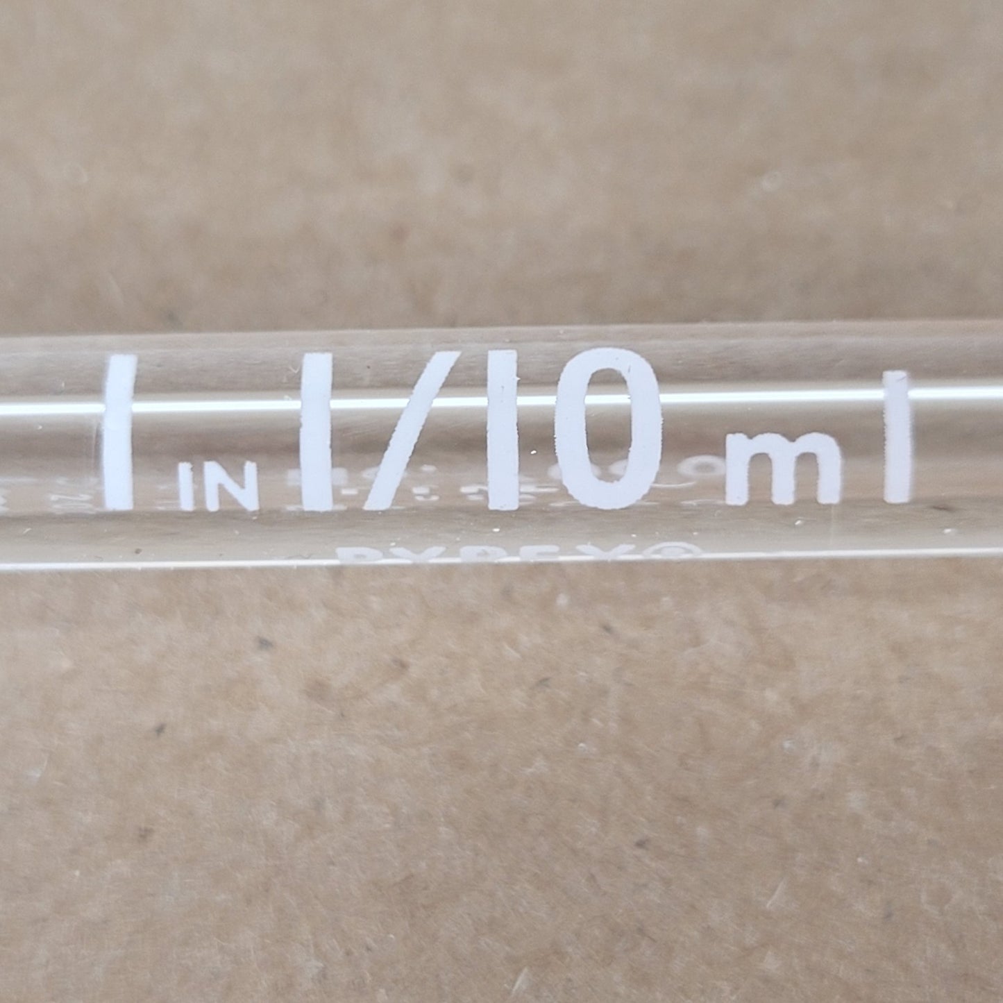 Lot 4 LabGlass/PYREX 1mL 2mL 5mL Glass TD Measuring Pipets Serological Mohr