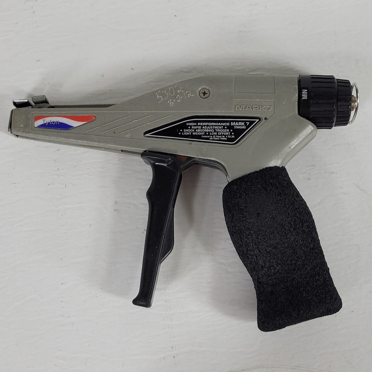 HellermannTyton MK7 Mark 7 Cable Tie Gun Tension Cut-Off Tool Adjustable 1-8