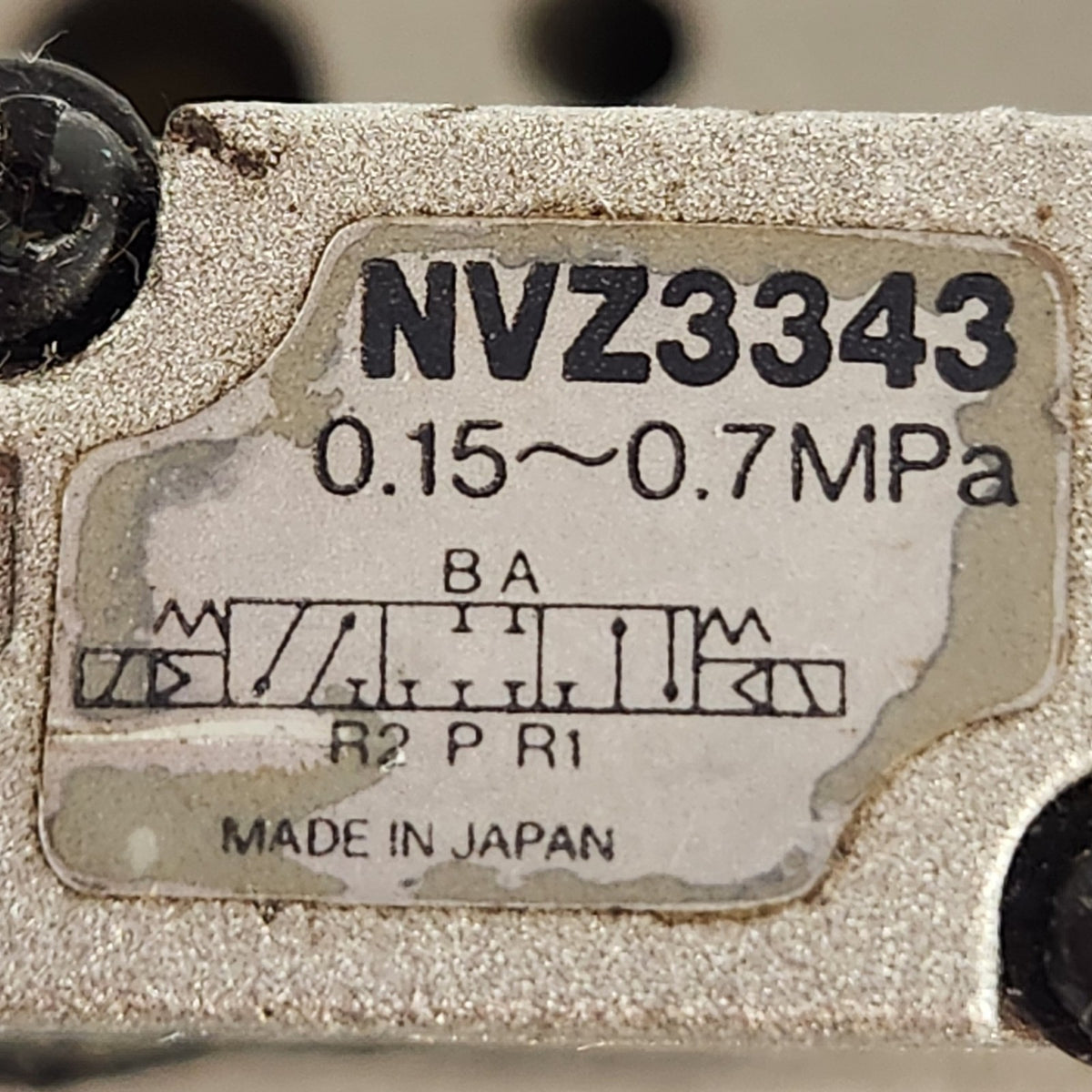 SMC NVZ3343 5-Port Pneumatic Solenoid Valve 24VDC VZ3000 0.15-0.7 MPa