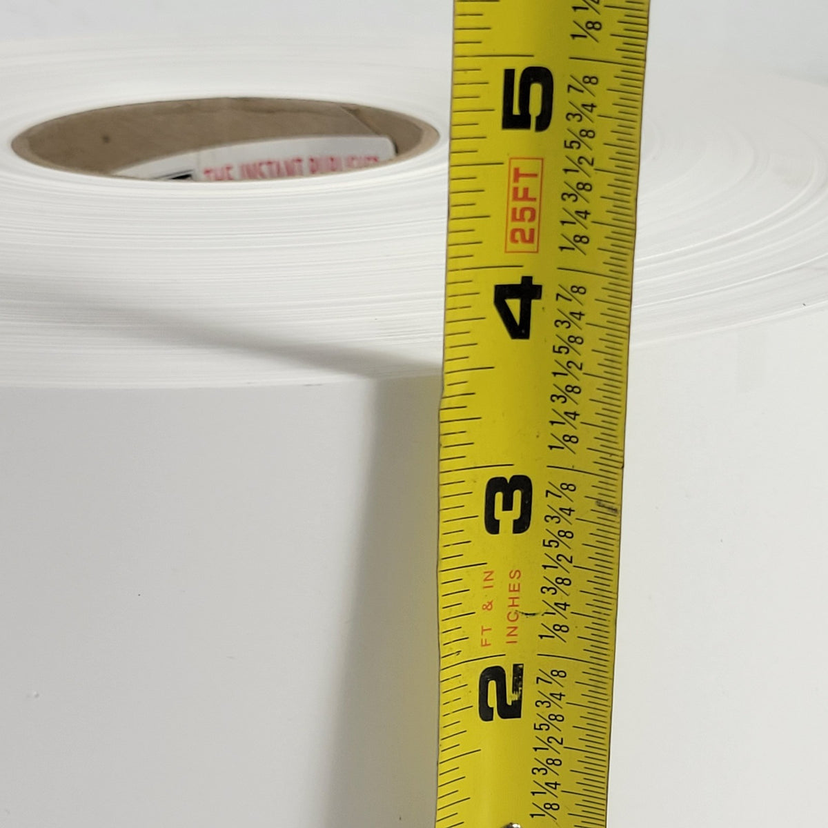 IPS 950 CA5 Instant Publisher 3.5" White Cardstock Paper Roll 5.5" Unused