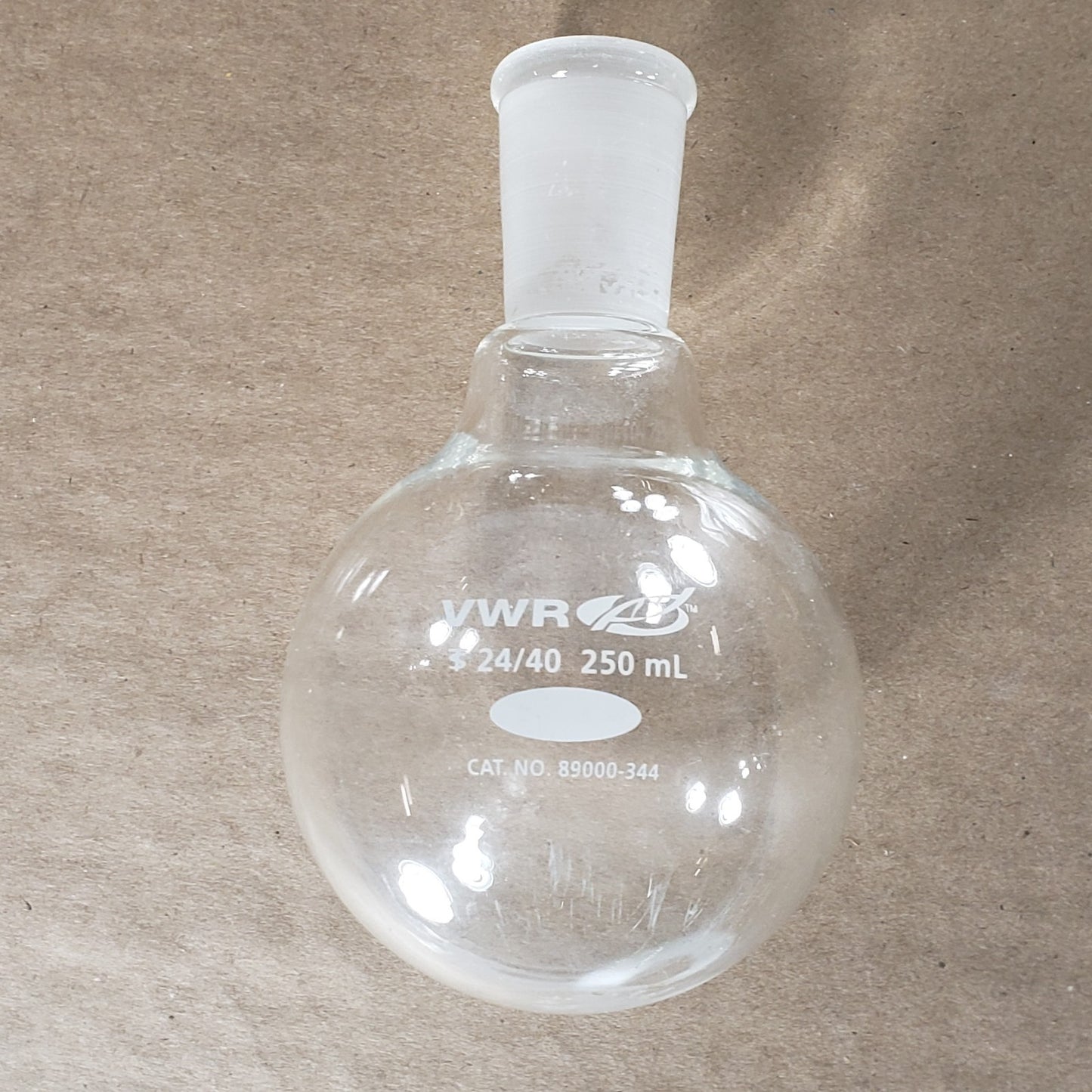 Lot of Chemglass CG-1518-20/90/88/86 Round Bottom Flasks 500/300/250/100/50/25mL