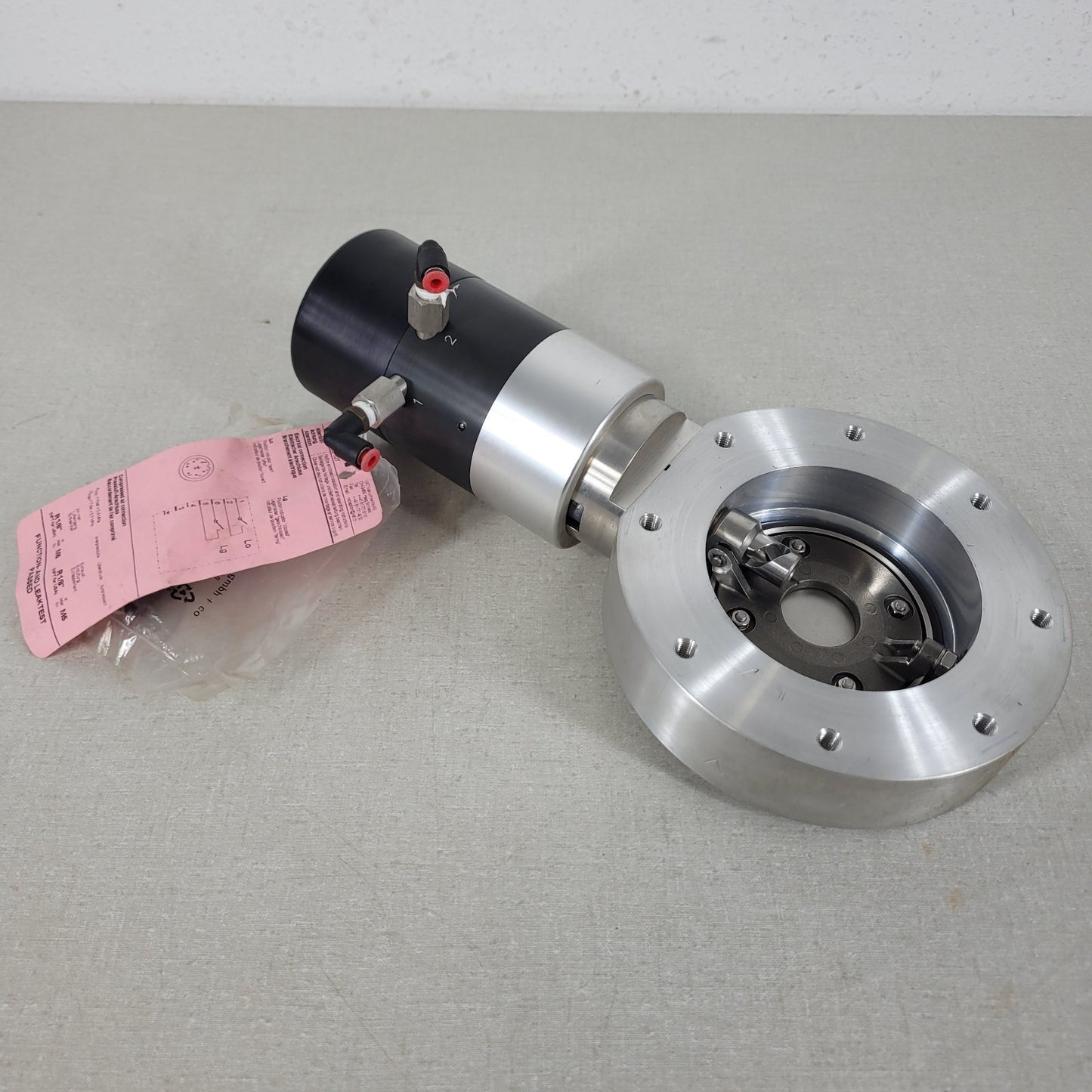 TESTED WORKS VAT N-6288-107 DN100 ISO-F Pneumatic Butterfly High Vacuum Valve