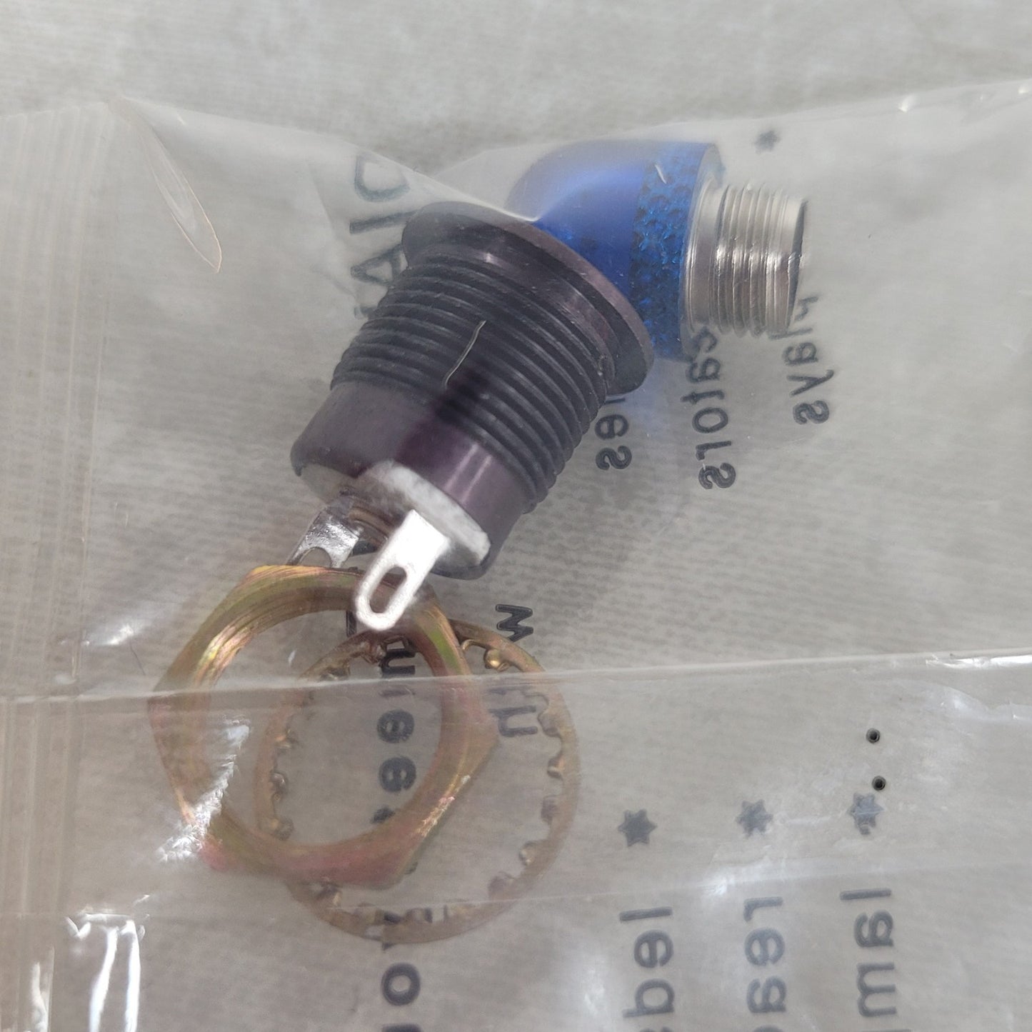 Dialight 162-8430-0934-502 Indicator Lamp Bulb Panel Mount Assembly MS25256-12