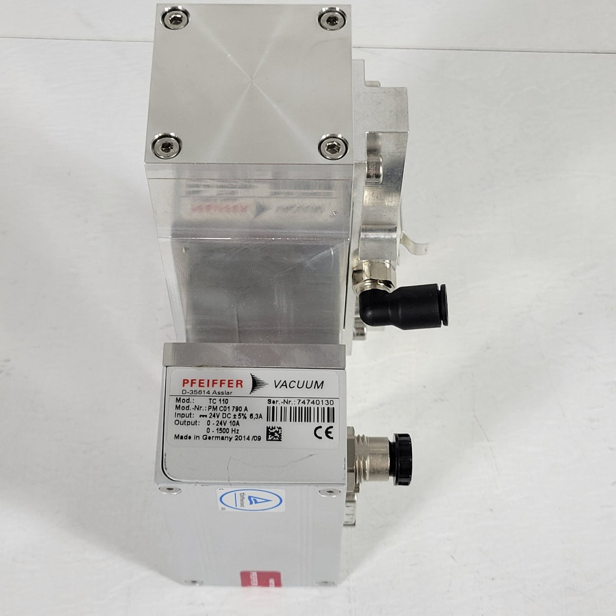 TESTED 6E-6 Torr Pfeiffer HiPace 10 PMP03967A Turbomolecular Turbo Pump TC110