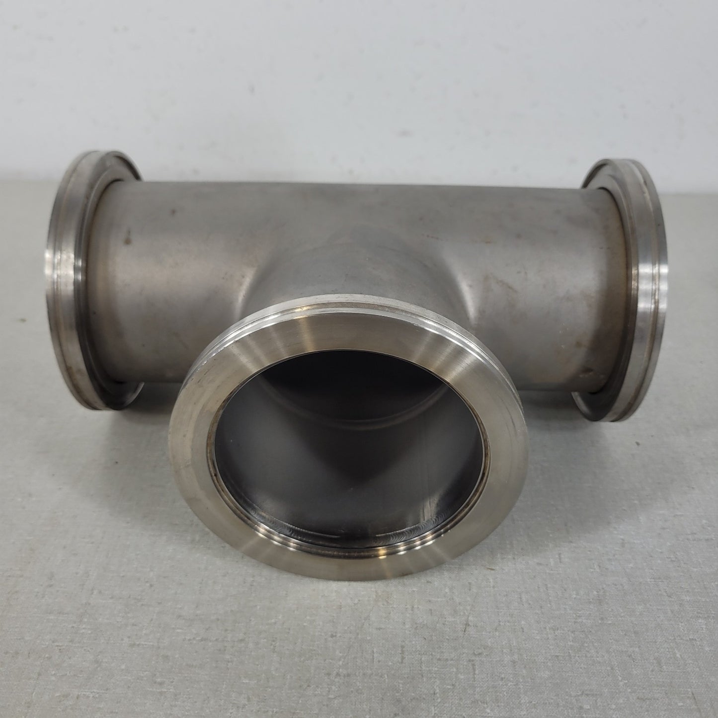 Edwards ISO-K 100 DN100 NW100 3-Way Tee Stainless Steel High Vacuum Fitting
