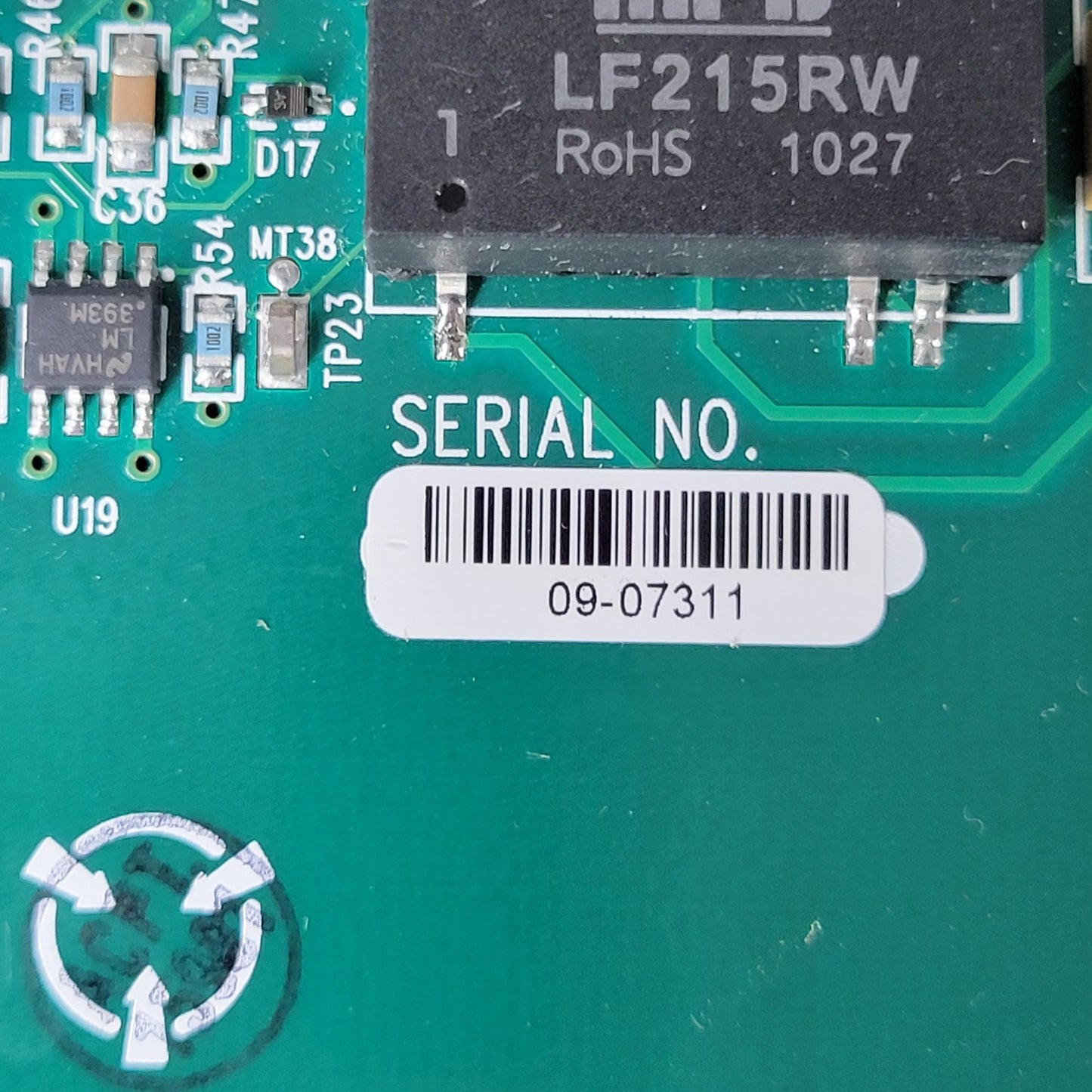 New Brunswick M1297-7000 Rev K Control Board for BioFlo/CelliGen Bioreactor