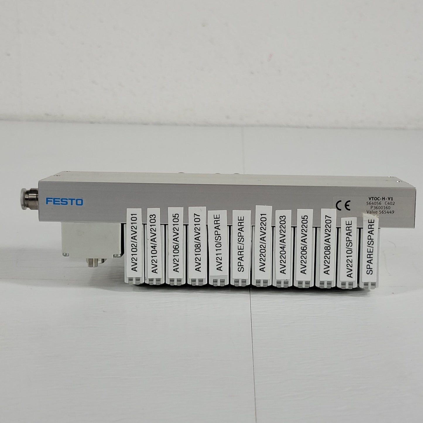 FESTO VTOC-H-V1 Valve Terminal Manifold, 564056-C402, P3600160, 1/4" & 5/32"