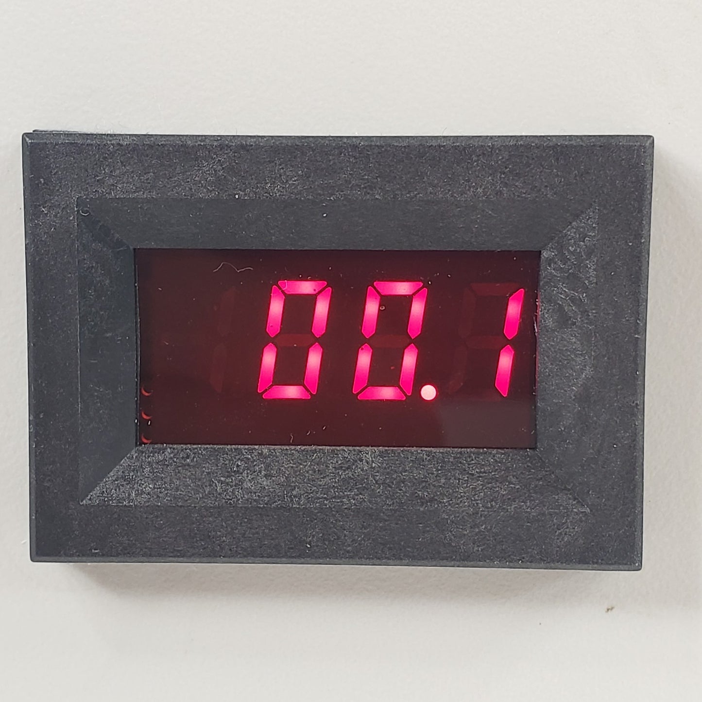 Digital Display Custom Ammeter Measurement Box, Dayton 2UXK6 IEC Contactor