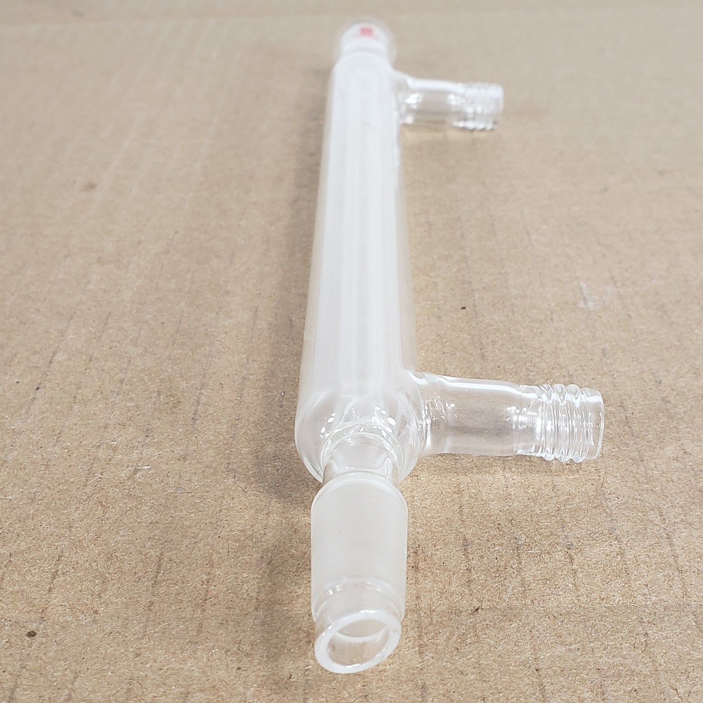 Synthware Liebig Condenser 14/20 CN Threaded Hose Connection 200mm Jacket