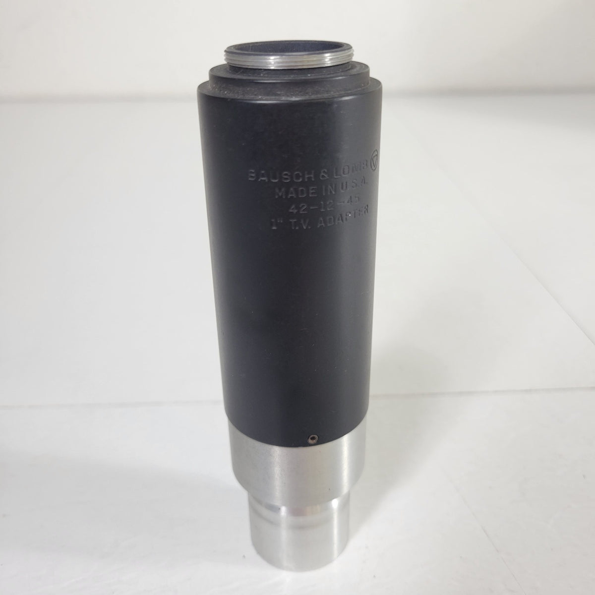 Bausch & Lomb 42-12-45 1in CCTV Microscope Camera Adapter Coupler Made USA