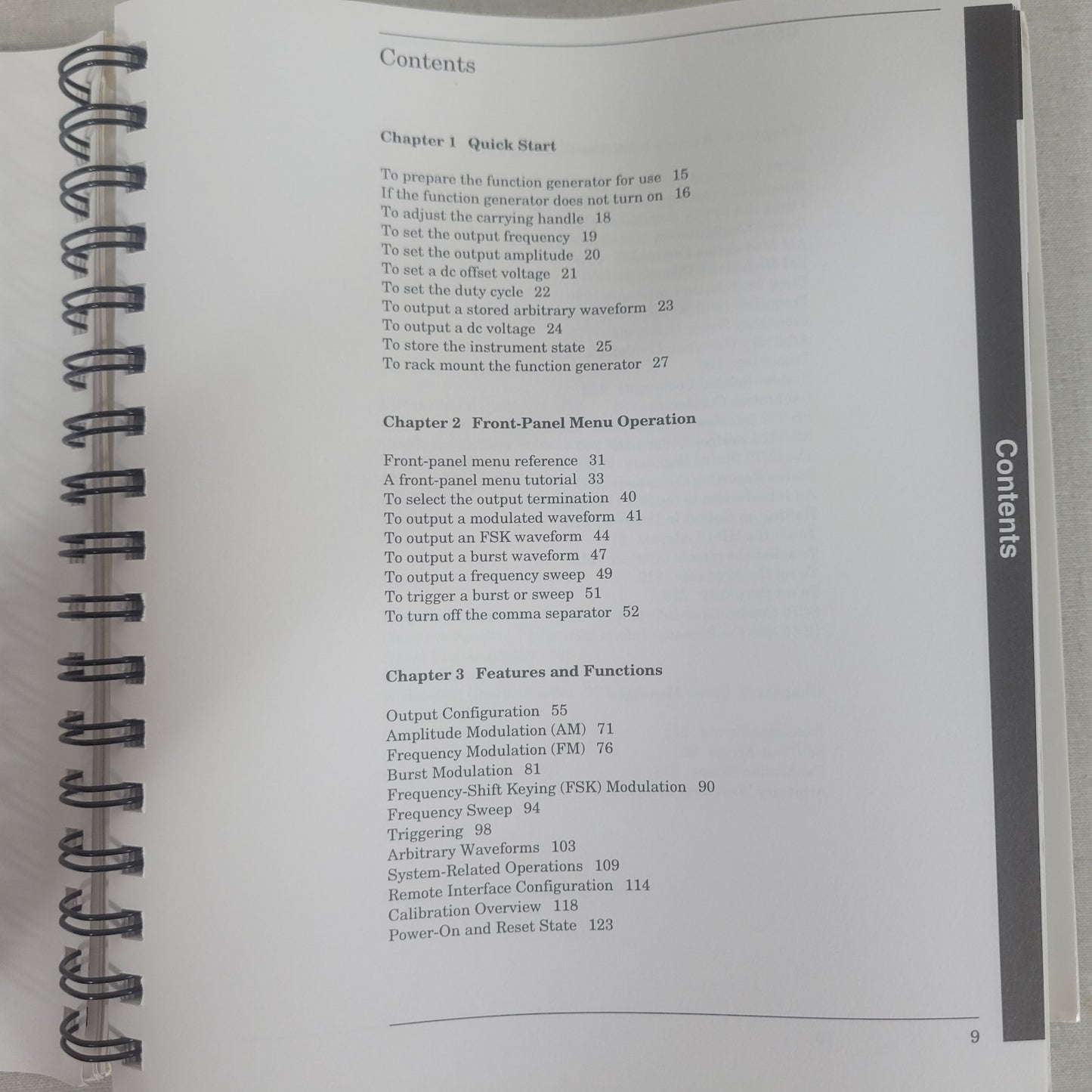 HP 33120-90005 33120A 15MHz Function Arbitrary Waveform Generator User's Guide