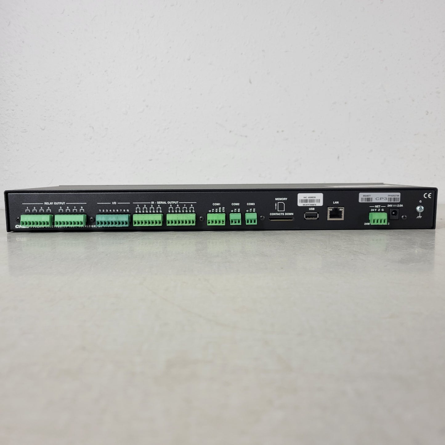 Crestron CP3 Advanced Control Processor For AV Installations, USB, LAN, Mem Card