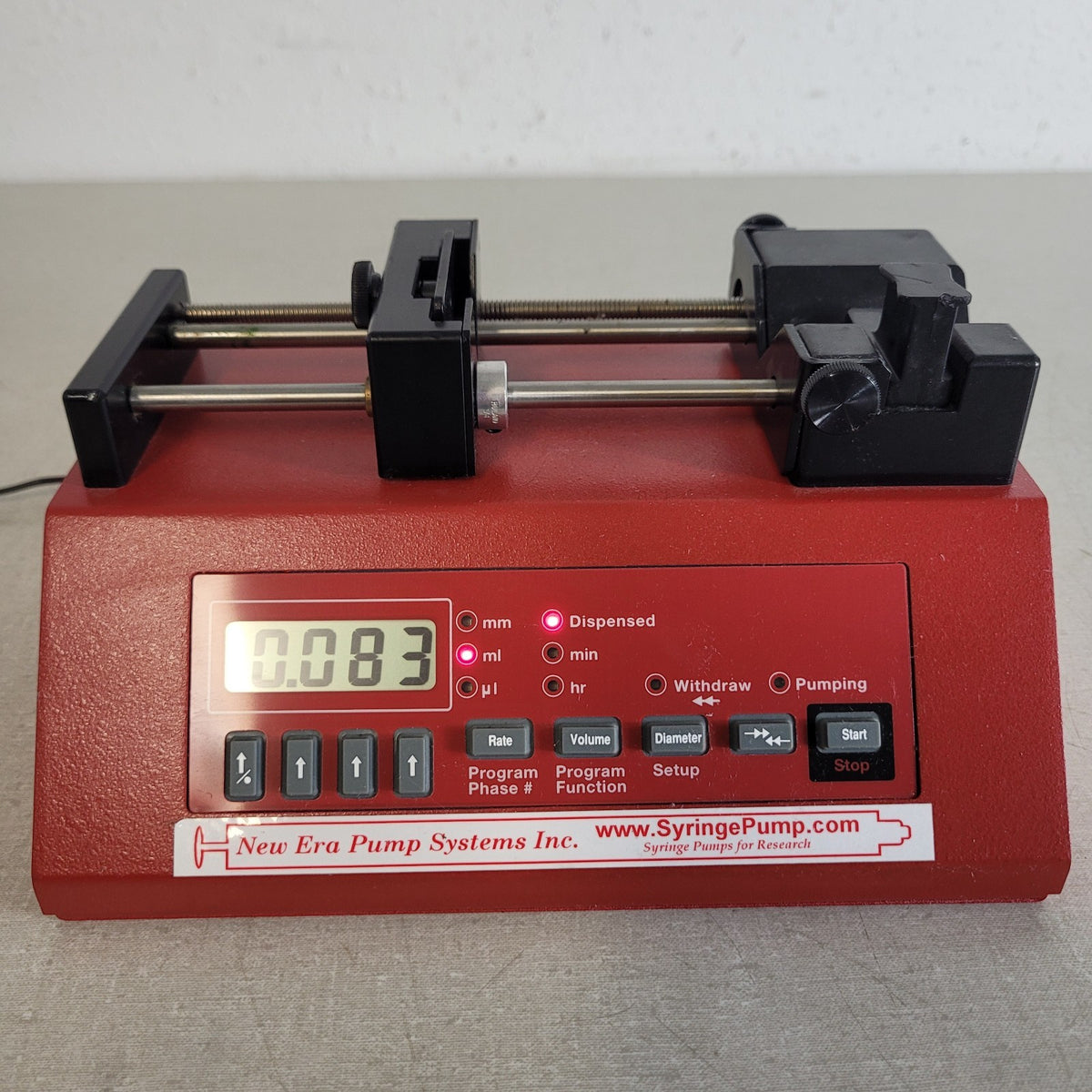 New Era NE-1000 Programmable Srng Pump Precision Lab Infuse Withdraw
