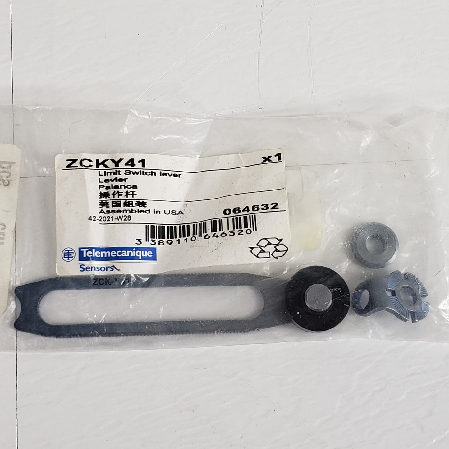 TELEMECANIQUE ZCKY41 Limit Switch Lever For Position Sensing and Limit Detection
