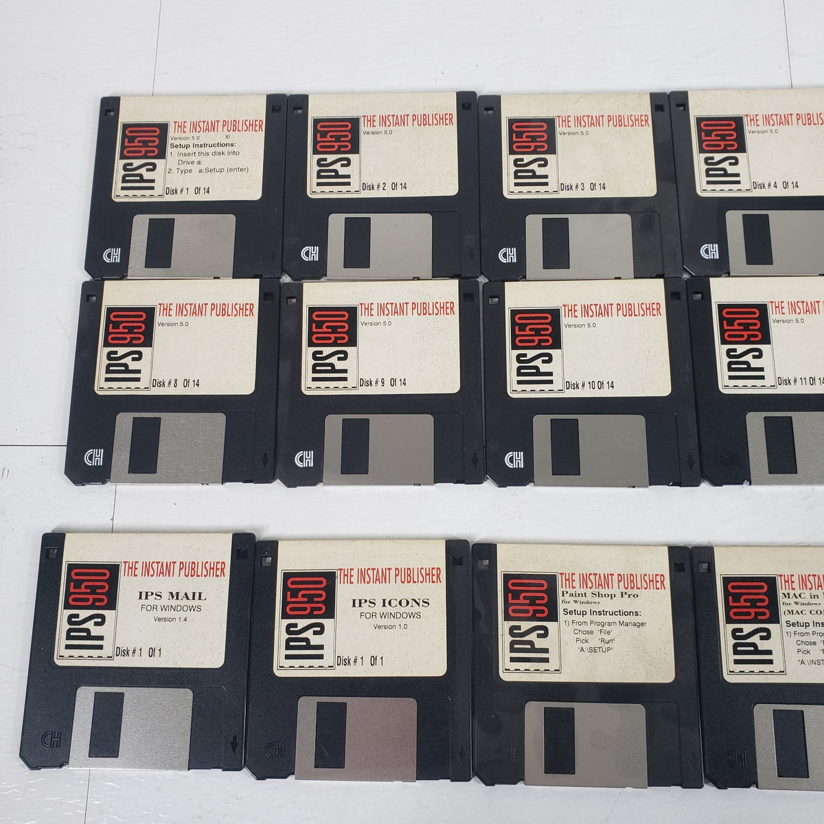 Instant Publisher IPS 950 v5.0 Software Complete 14-Disk Set Color Label Printin