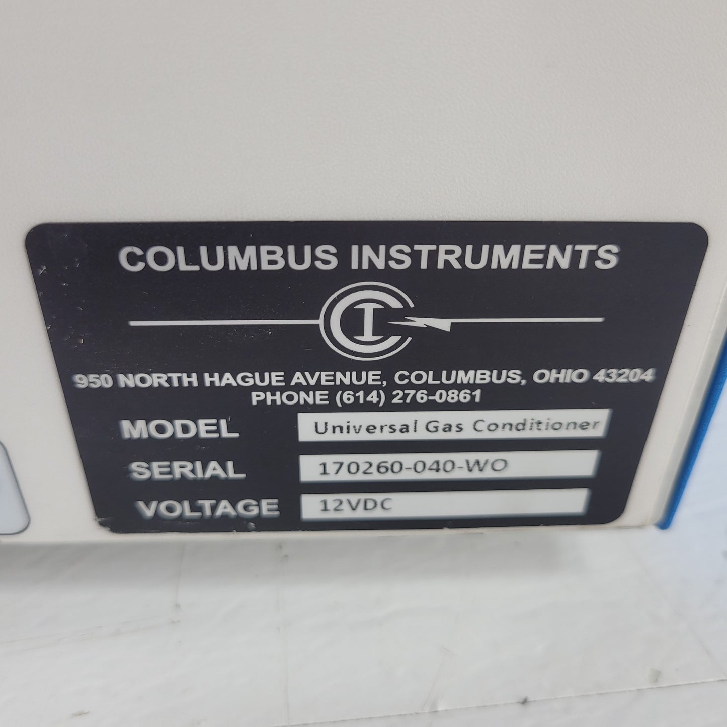 TESTED Columbus Oxymax CLAMS UGC Gas Conditioner Paramagnetic O2 Sensor UFC