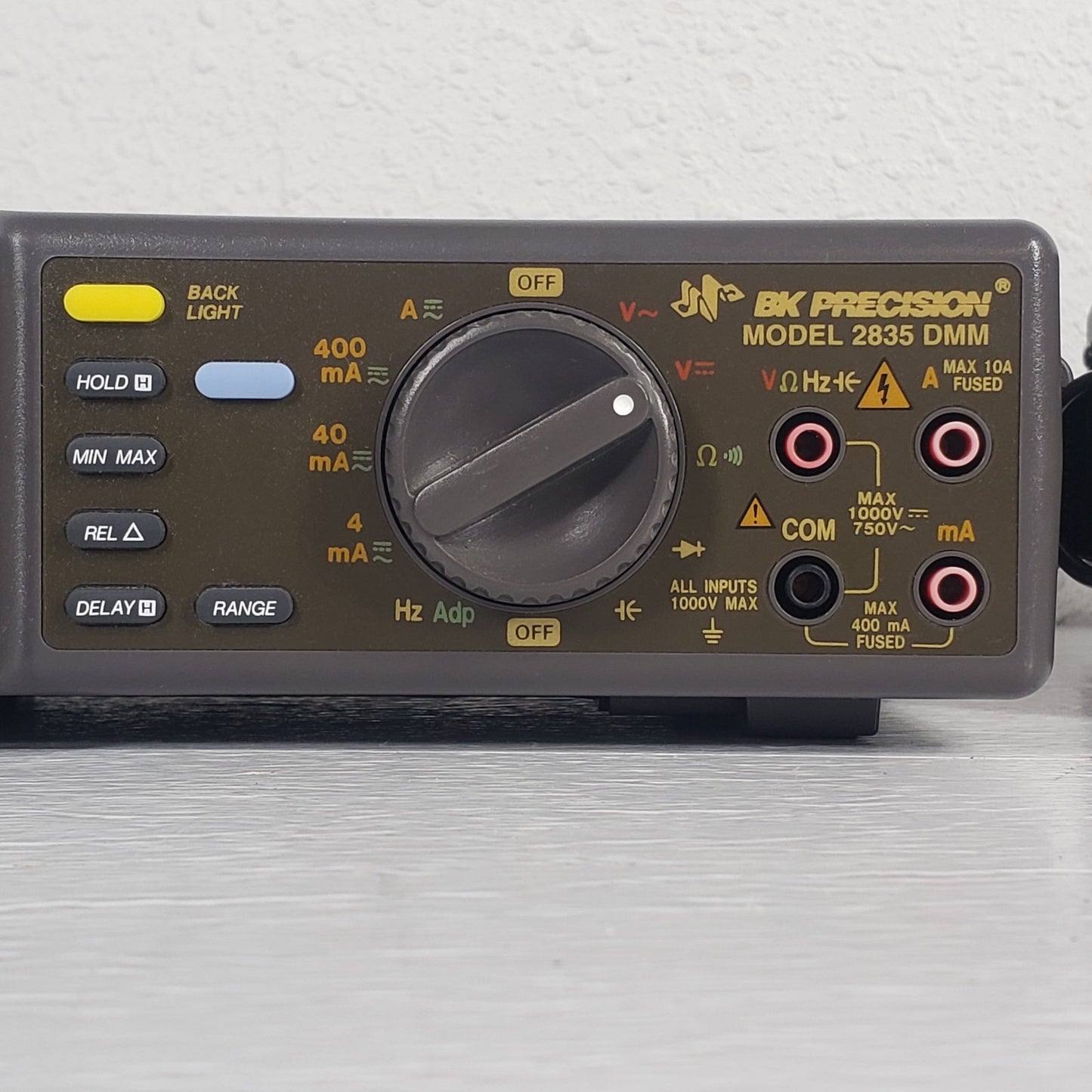 TESTED B&K Precision 2835 DMM Benchtop Digital Multimeter 1000V Backlit