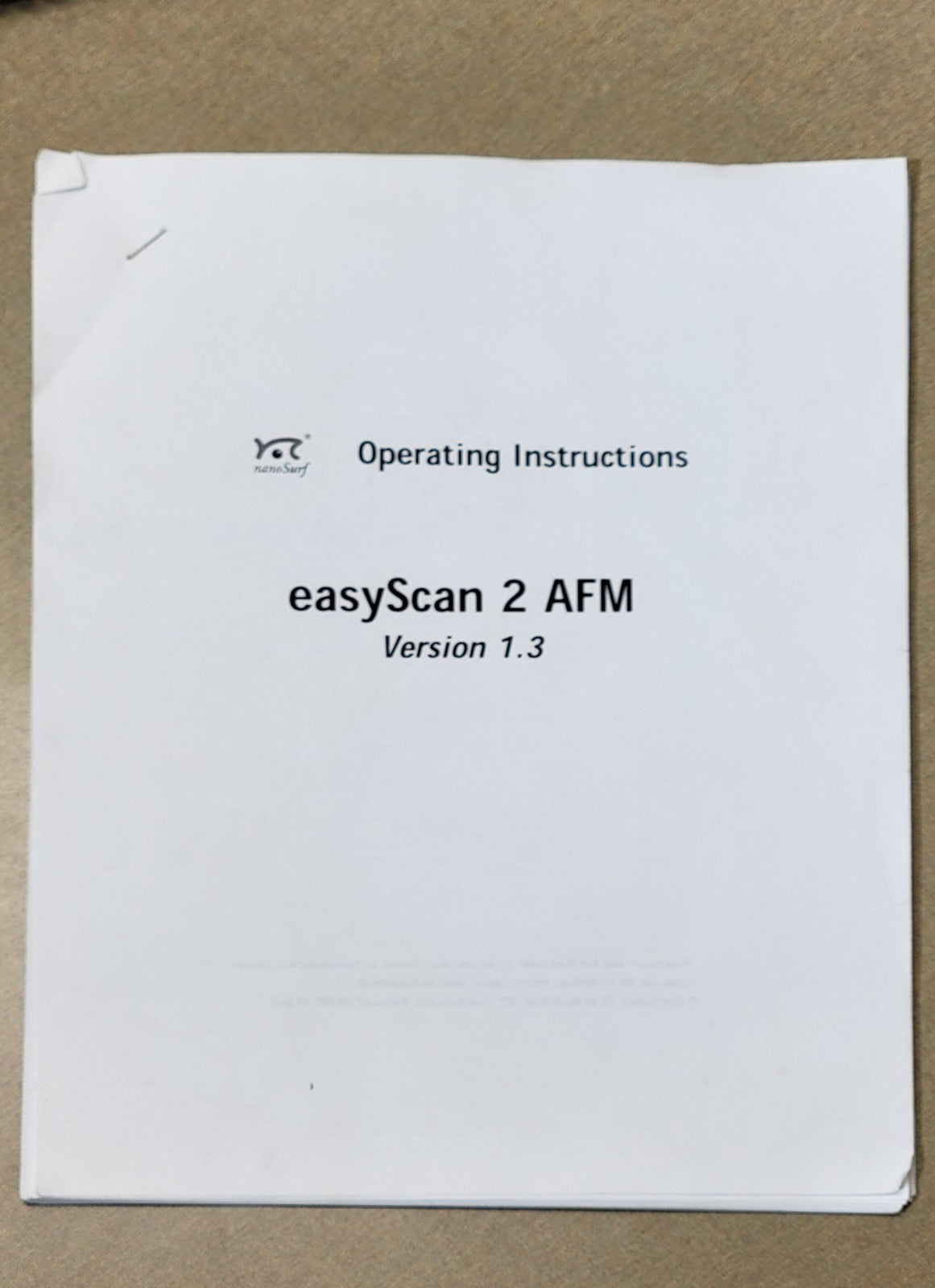 TESTED Nanosurf easyScan 2 AFM Atomic Force Microscope 110um w/ Controller, PC