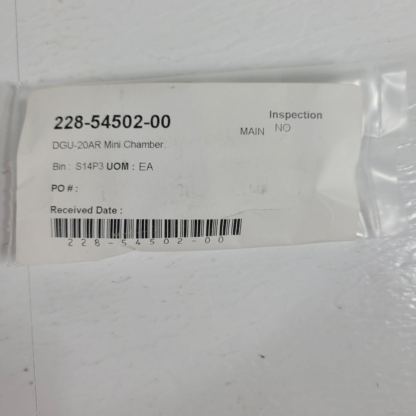 Shimadzu DGU-20AR Vacumm Pump 228-63035 Parts Intake Air Filter Mini Chamber