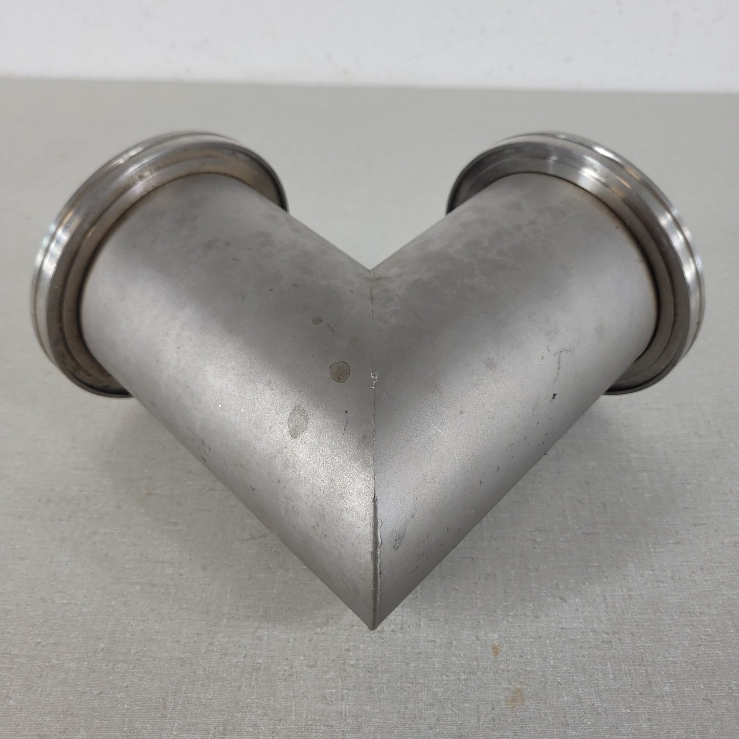 ISO-100K Right Angle Compact Elbow UHV Vacuum Fitting Stainless Steel ISO K 100