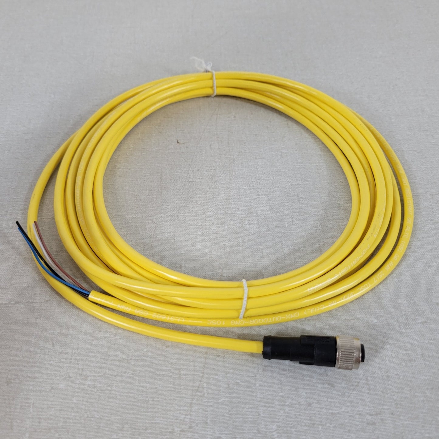 2 Units Phoenix Contact 1406245 SAC-4P M12 4 Pin Female Sensor Actuator Cable 5m