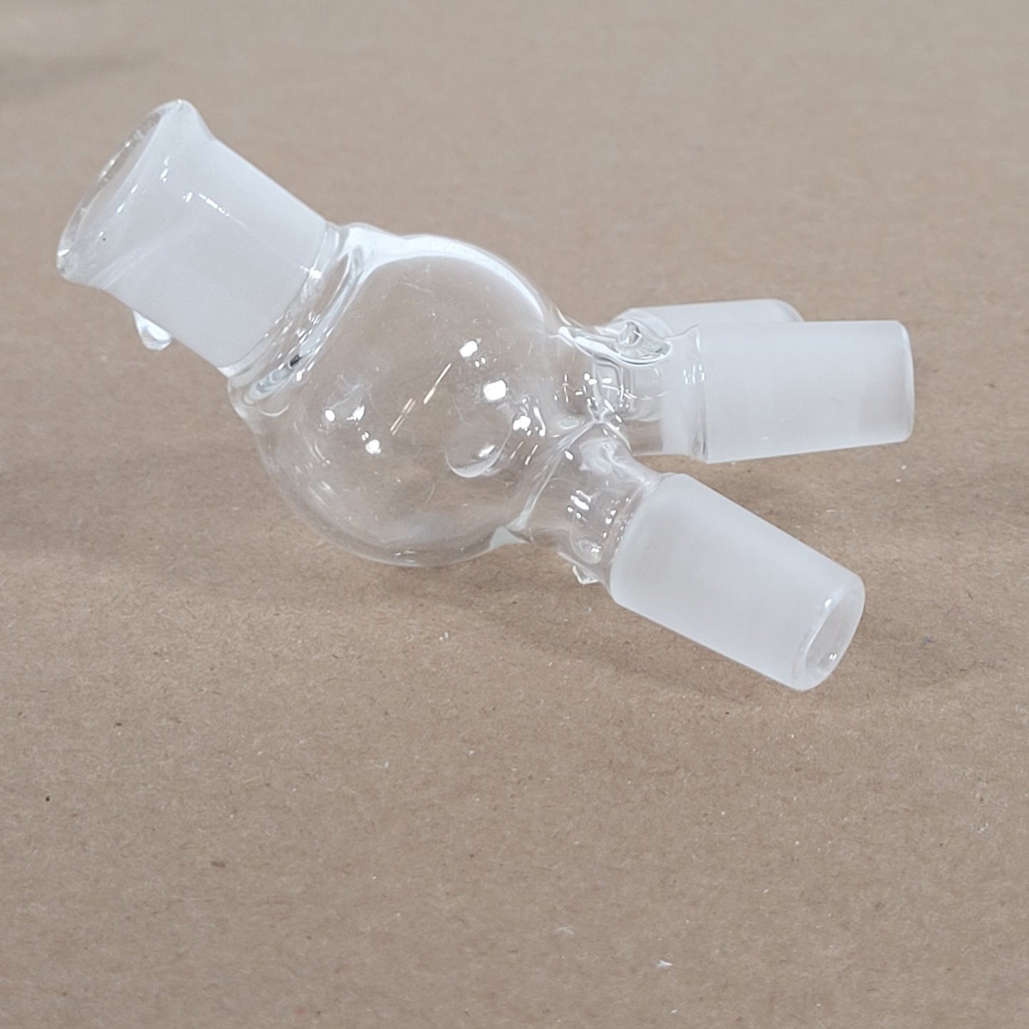 Kontes Bantam-Ware Cow-Style Distillation Adapter 3-Way 14/20 CN/SN 25mL
