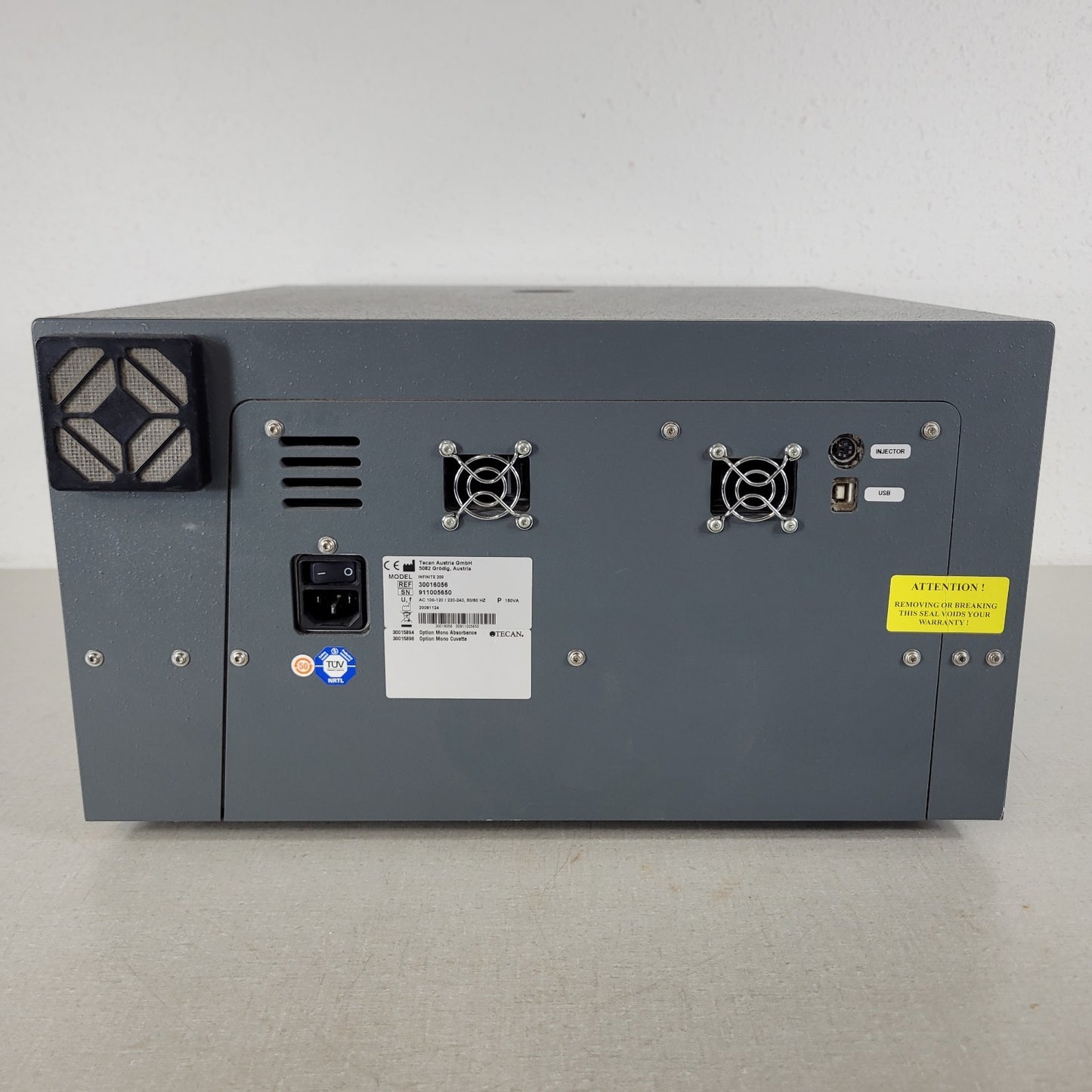 TESTED Tecan Infinite M200 Mono Absorb Plate Reader 30016056 w/ Laptop i-control