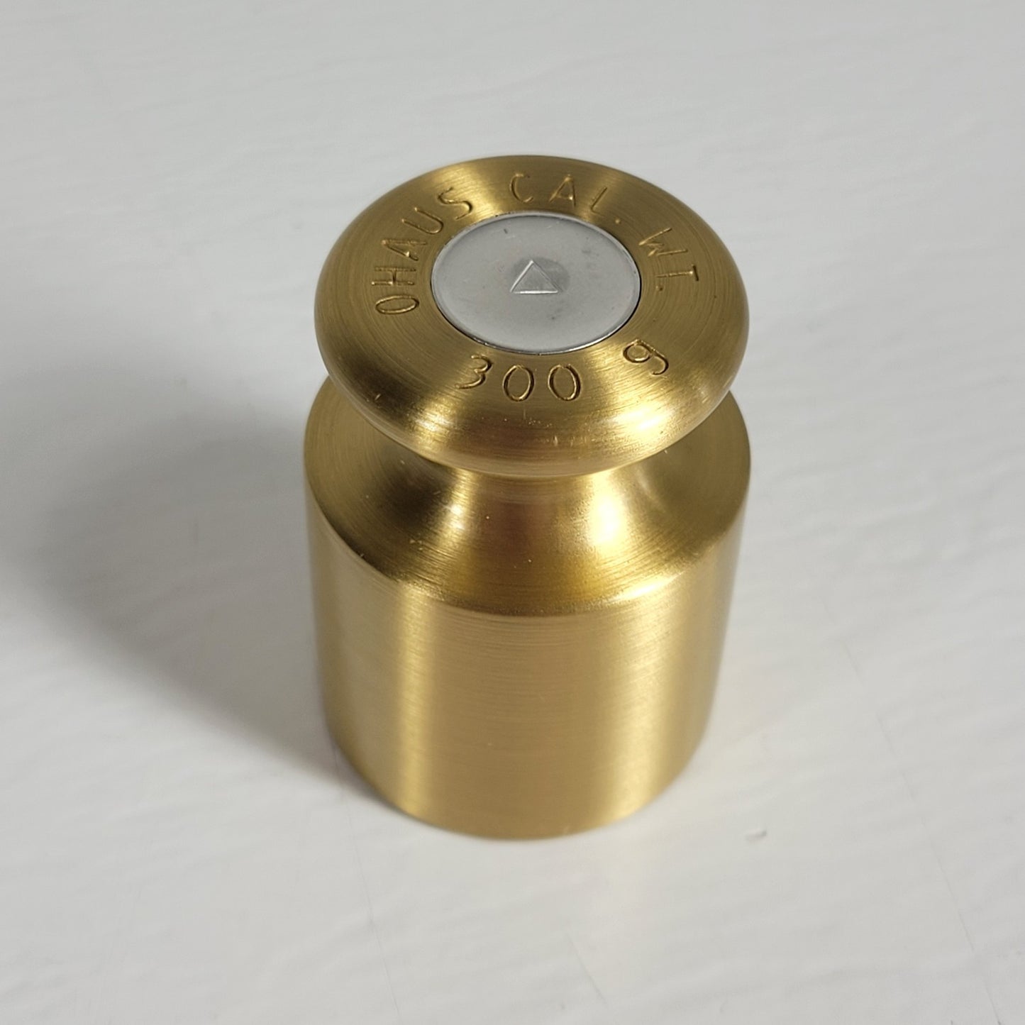 VINTAGE OHAUS 300G Brass Alloy Calibration Weight, Great Condition