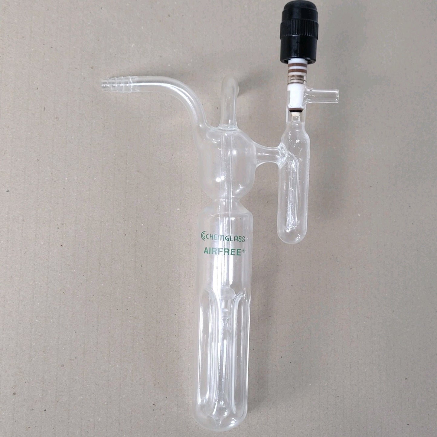 Chemglass AF-0512-01 Airfree Lafler Style Pressure Release Shlenk Bubbler