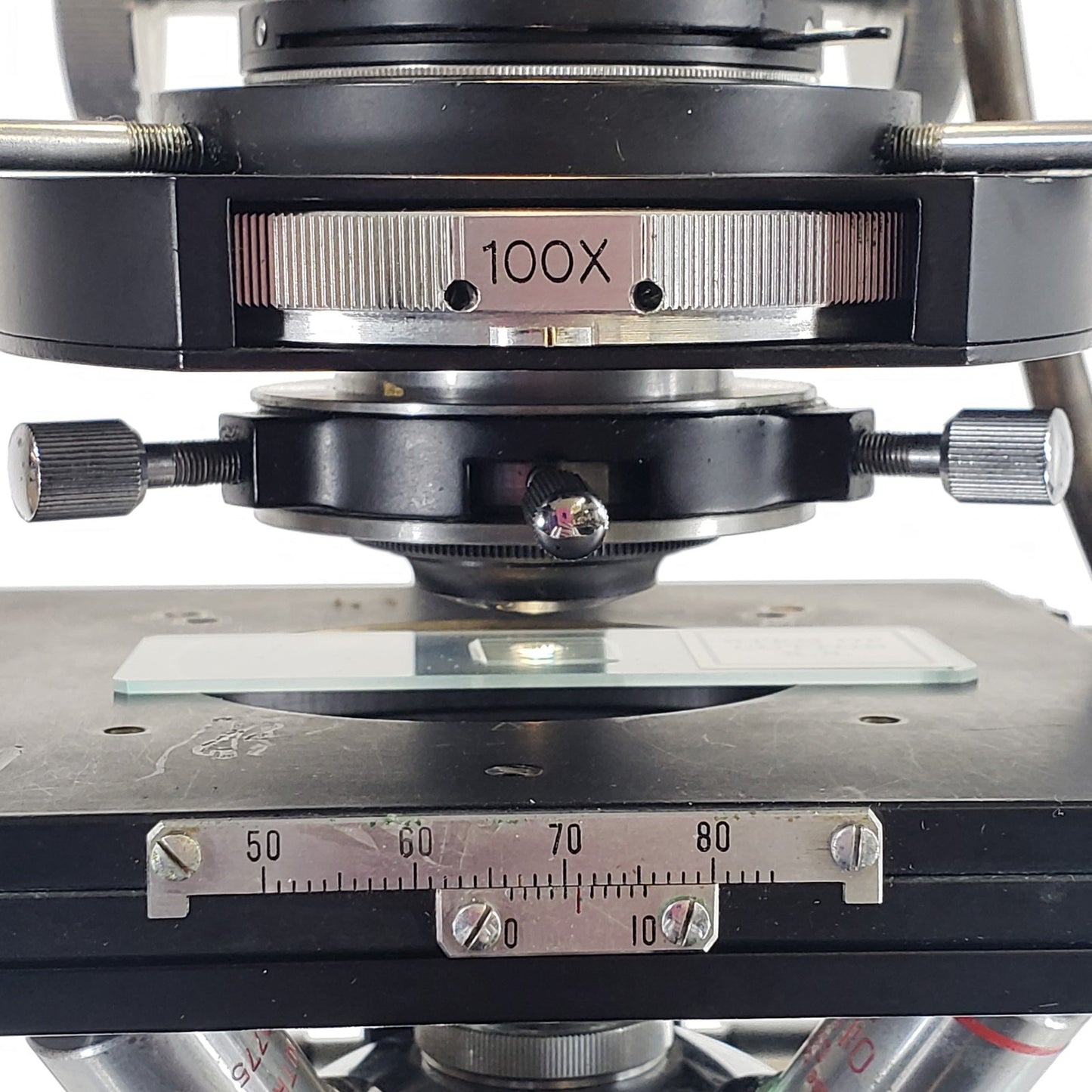 TESTED Vintage Unitron BU-13 Inverted Microscope BI-2272 10x-100x Objectives