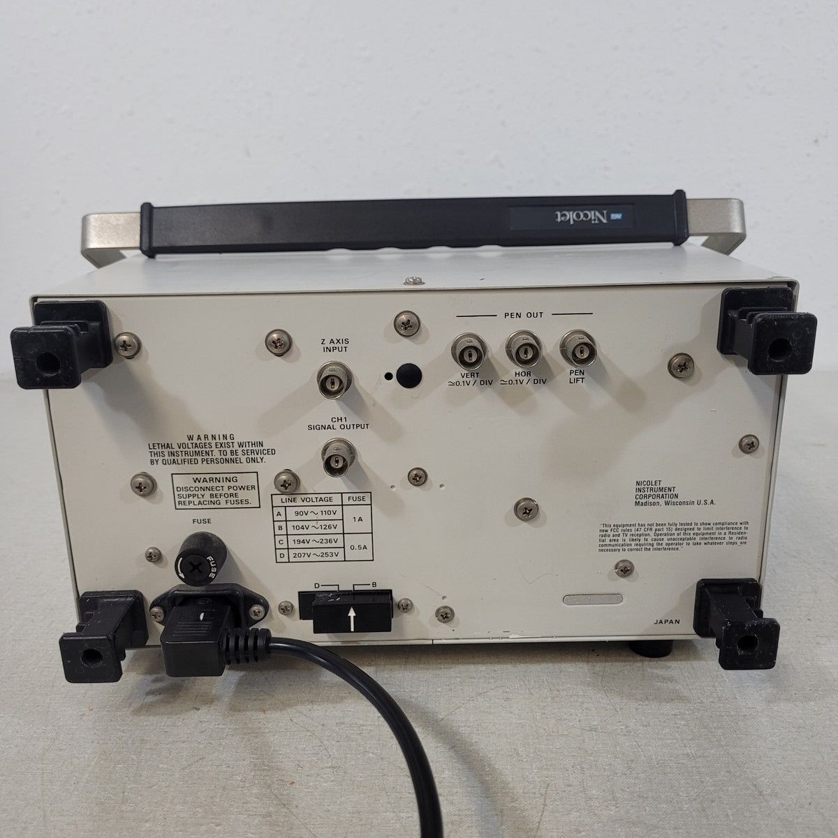 TESTED Nicolet 110 2-Channel Digital Storage Oscilloscope DSO Vintage