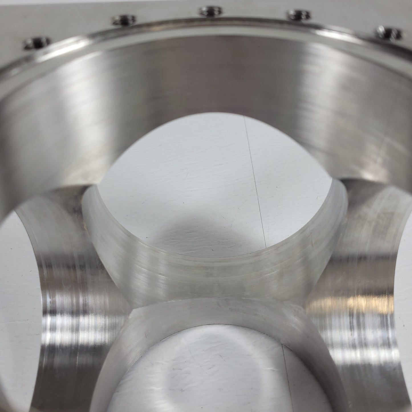READ** Conflat UHV 6-Way Cube 6" Flange Ultra High Vacuum Chamber 304SS DN100CF