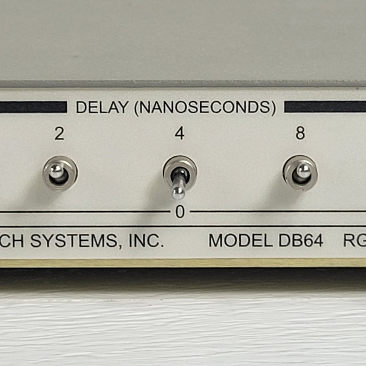 Stanford Research Systems SRS DB64 Coax Delay Box 0-63.5ns 0.5ns Resolution