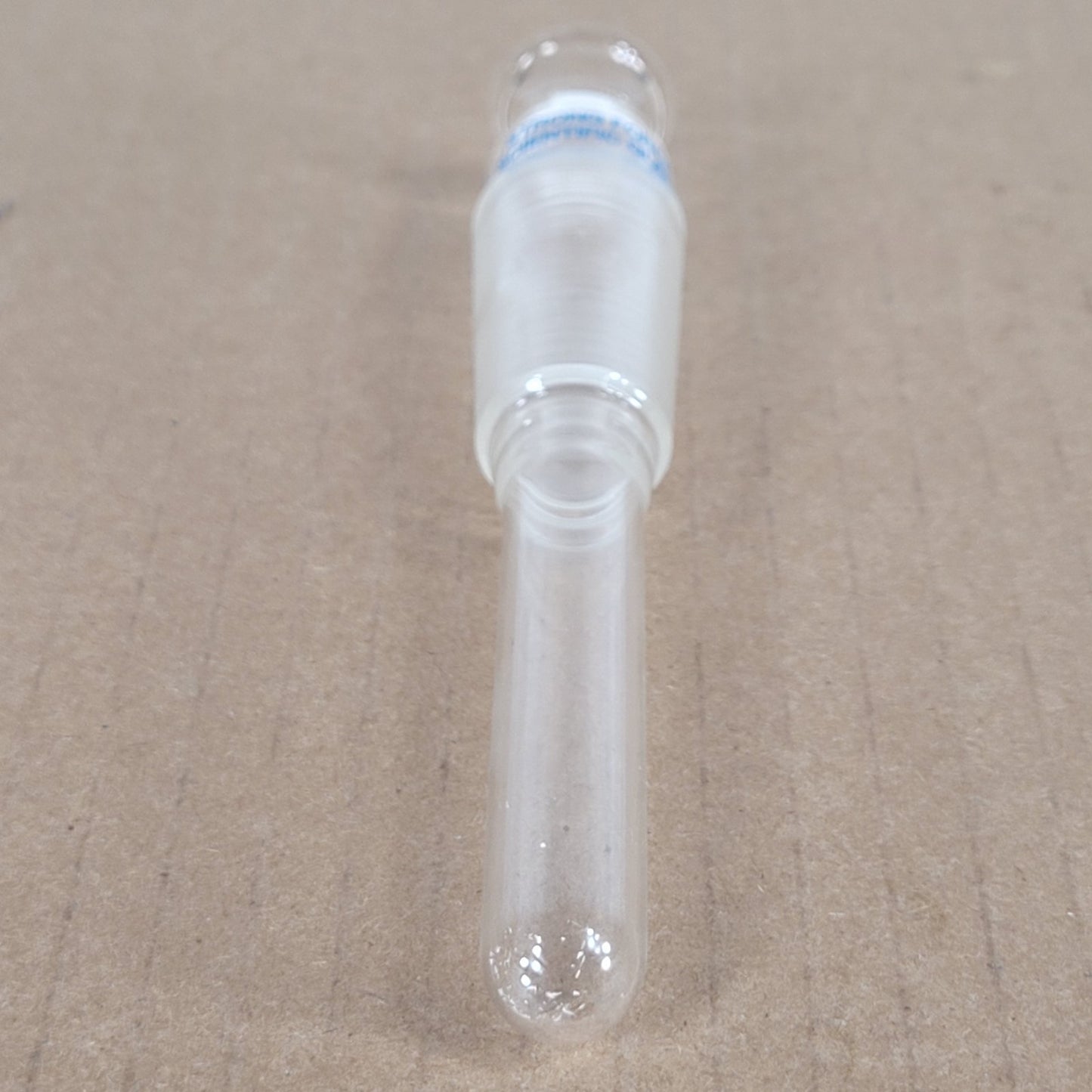 Set of 2 Unbranded Glass Thermometer Adapters 24/40 Outer Joint 145/155mm Height