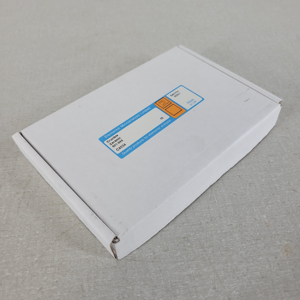 Lot 9 Elemental Microanalysis C4034 Ceramic Crucibles LECO 501-045-125 CHN