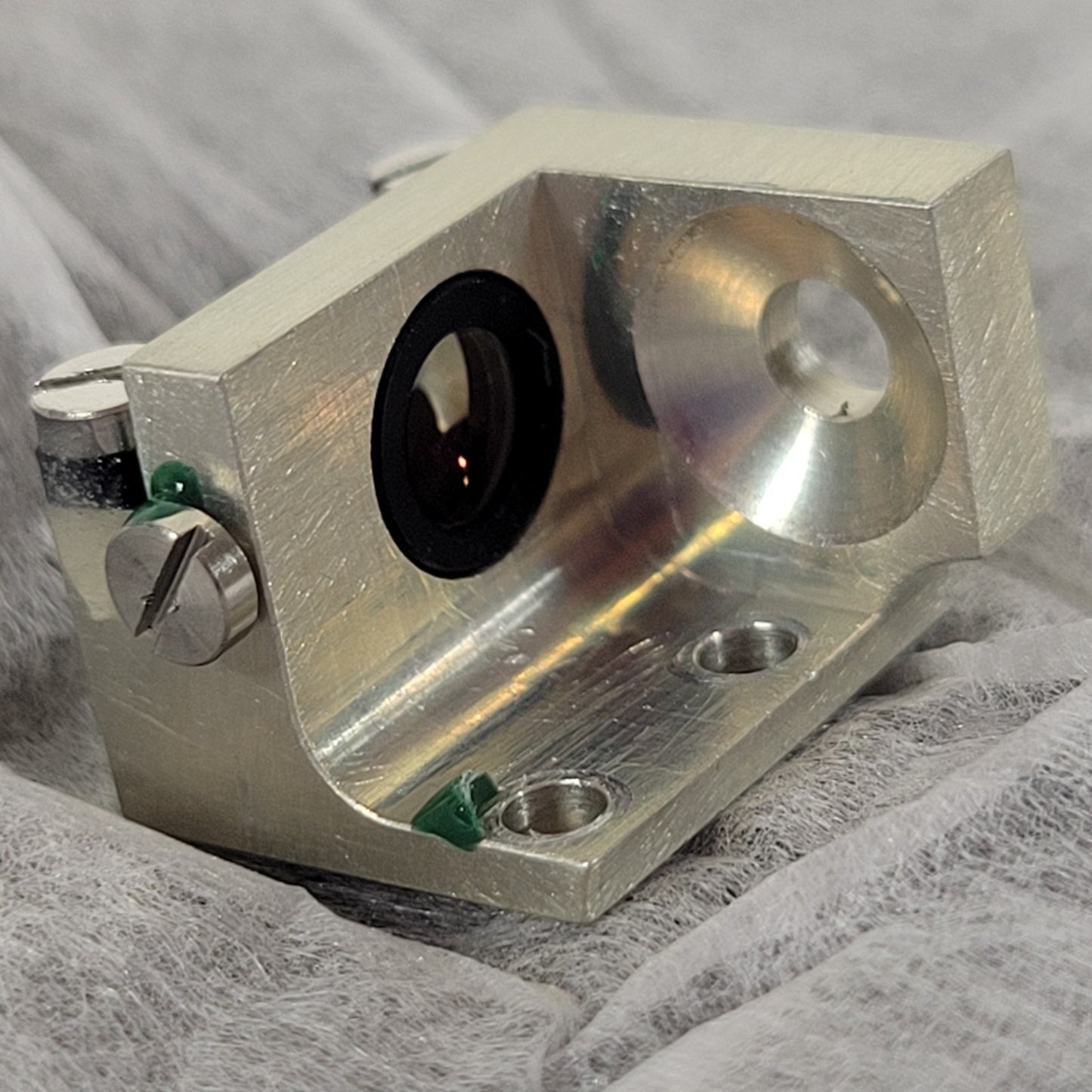 Optical Mount Lens Cell for Small Lenses/Filters Right Angle 90° Mount