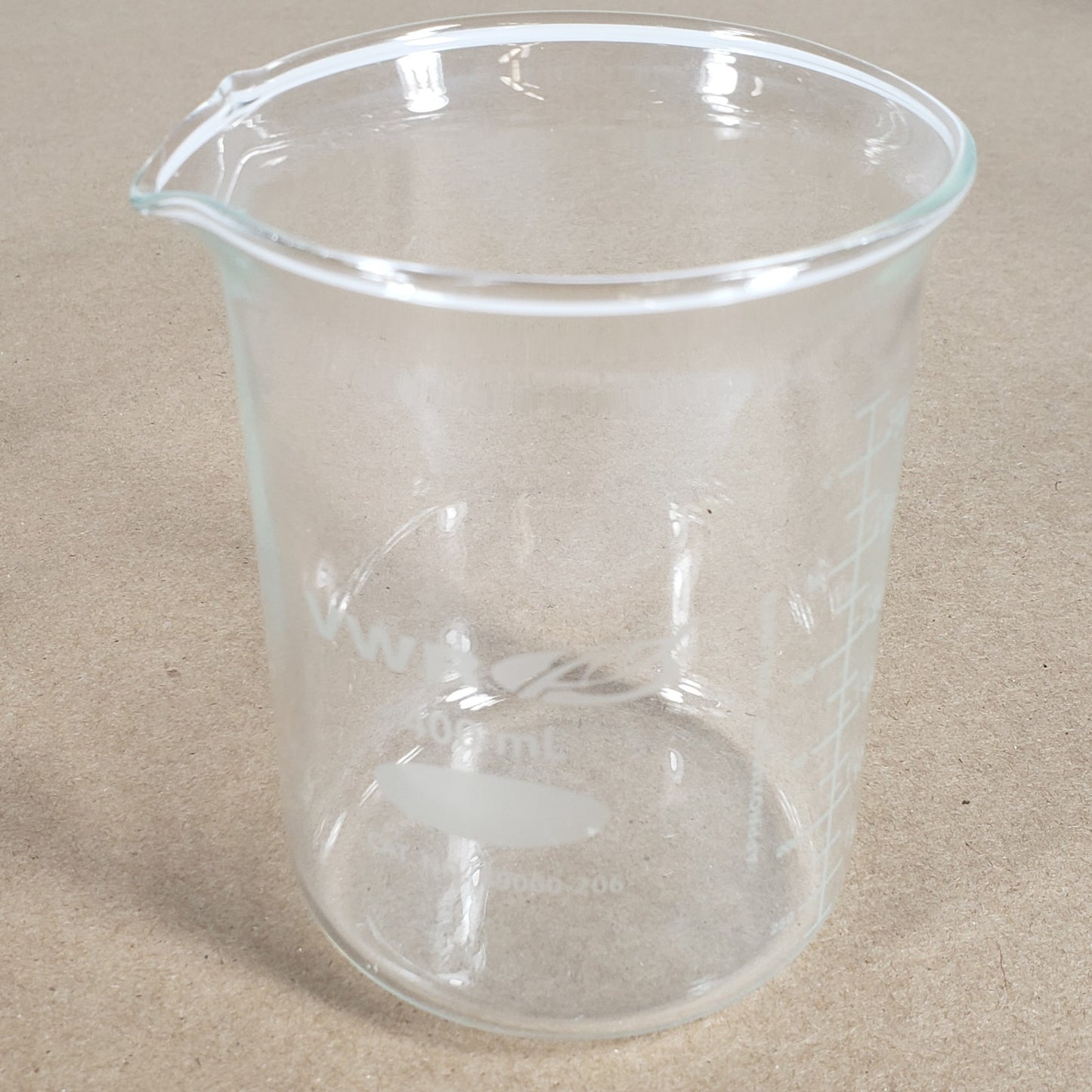 LOT of 5 VWR Glass Beakers Cat No. 89000-206 89000-204 400mL x2 250mL x3