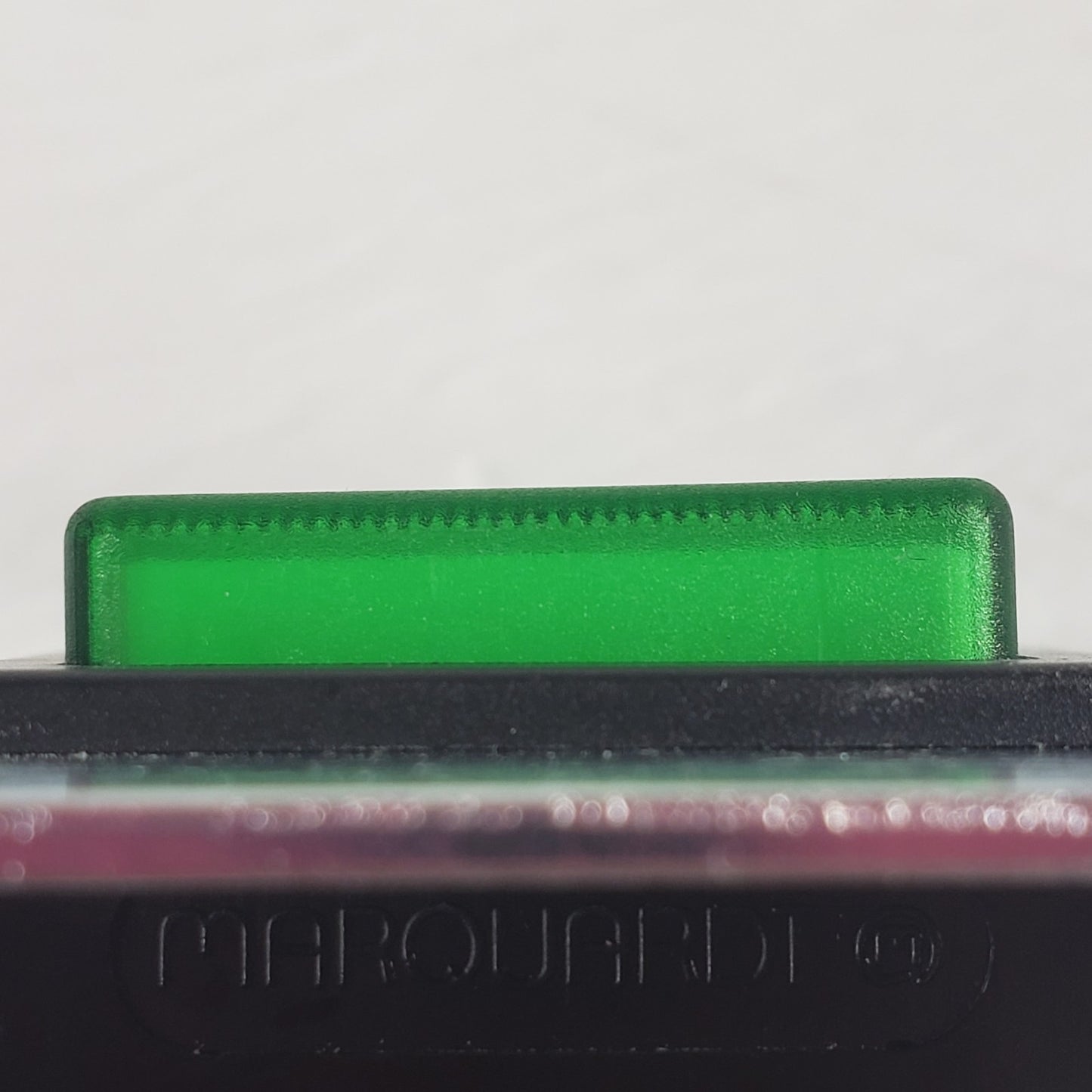 MARQUARDT 1660 16(4)250~T85/55 Green Push Button and Aluminum Face Plate