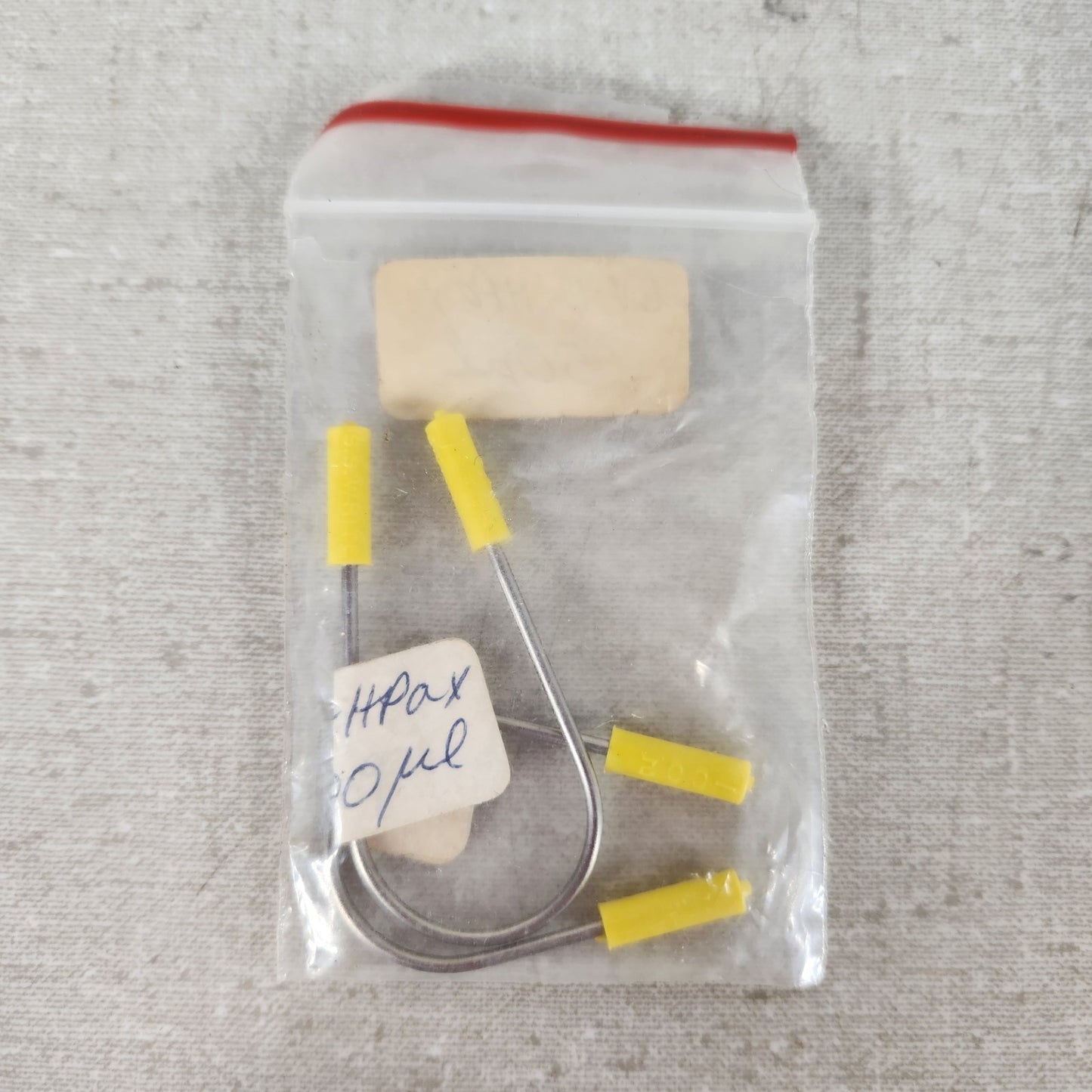 Lot of 2 VICI Valco 50uL Stainless Steel HPLC Sample Loops CV-6-HPax Valve