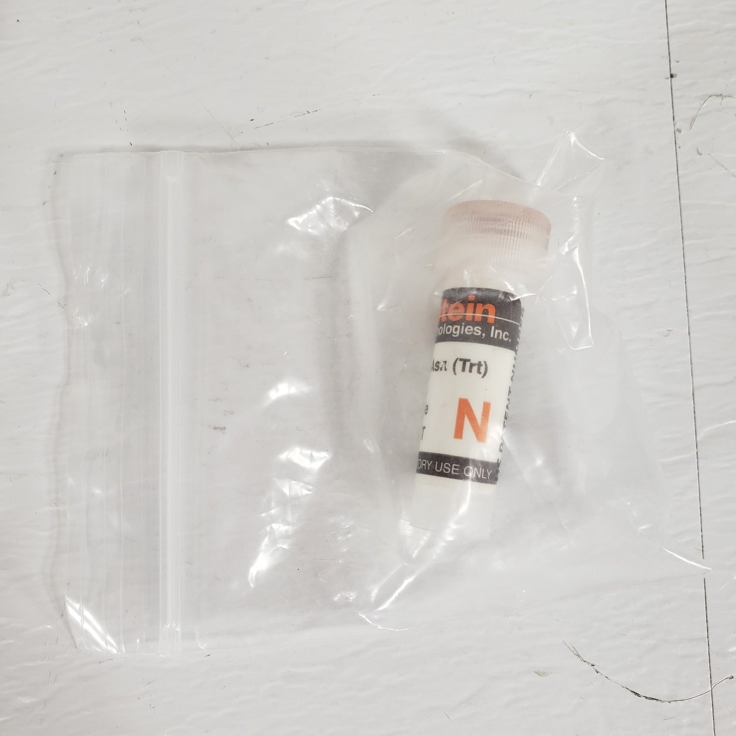 PROTEIN TECH. Assorted Alphabetized Polypropylene Vials For PS3 Peptide System