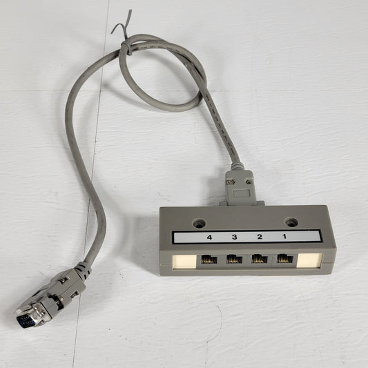 WATERS I/O Distribution Box for Laboratory Instruments 4 MMJ Ports 9-Pin DB-9