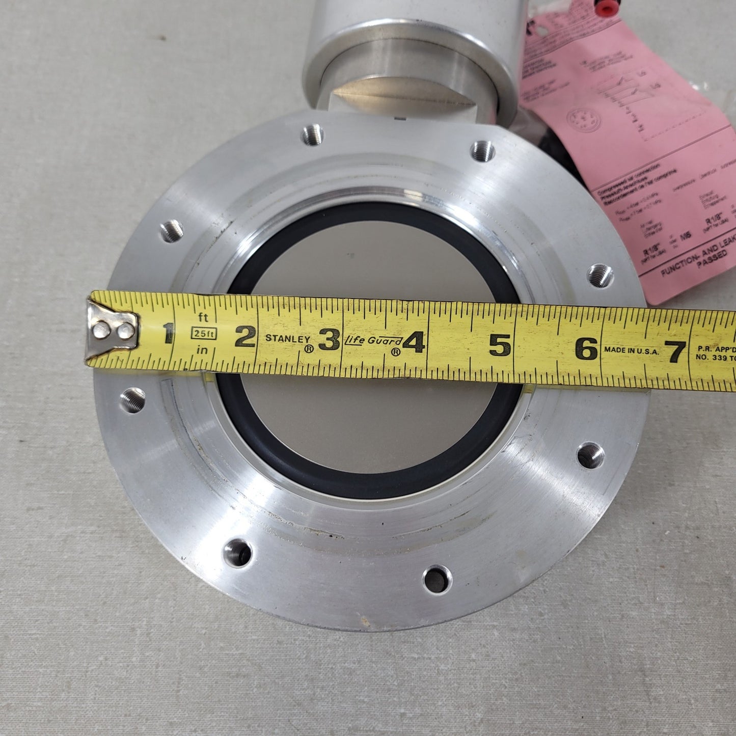 TESTED WORKS VAT N-6288-107 DN100 ISO-F Pneumatic Butterfly High Vacuum Valve