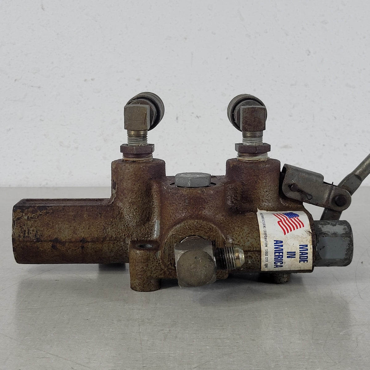 Prince RD5200 2-Spool Hydraulic Directional Control Valve Lever 30 GPM Untested